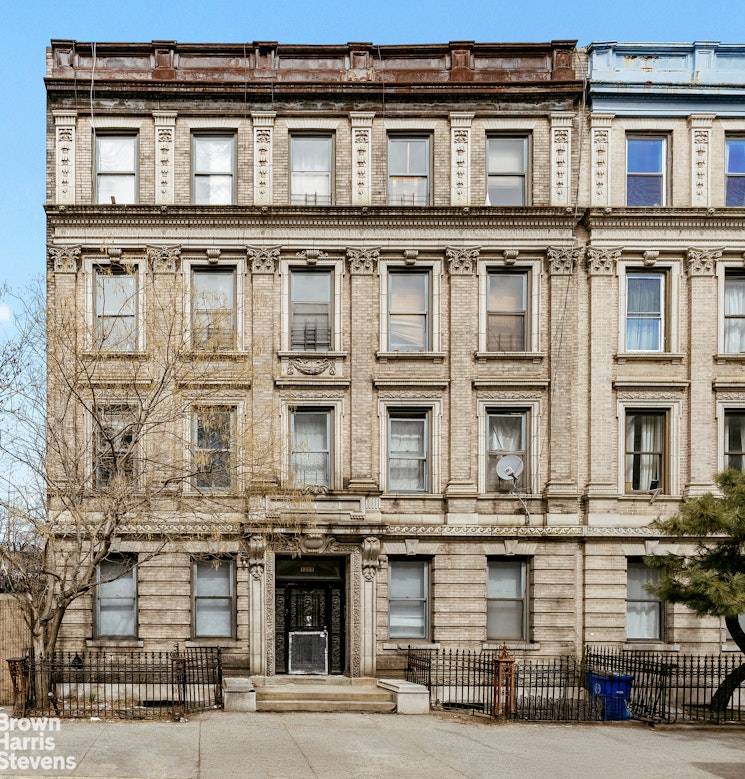 1285 Dean Street Brooklyn New York presents a rare opportunity to invest in and or own a pre war, eight unit four story 3 floor walk up in a prime ...