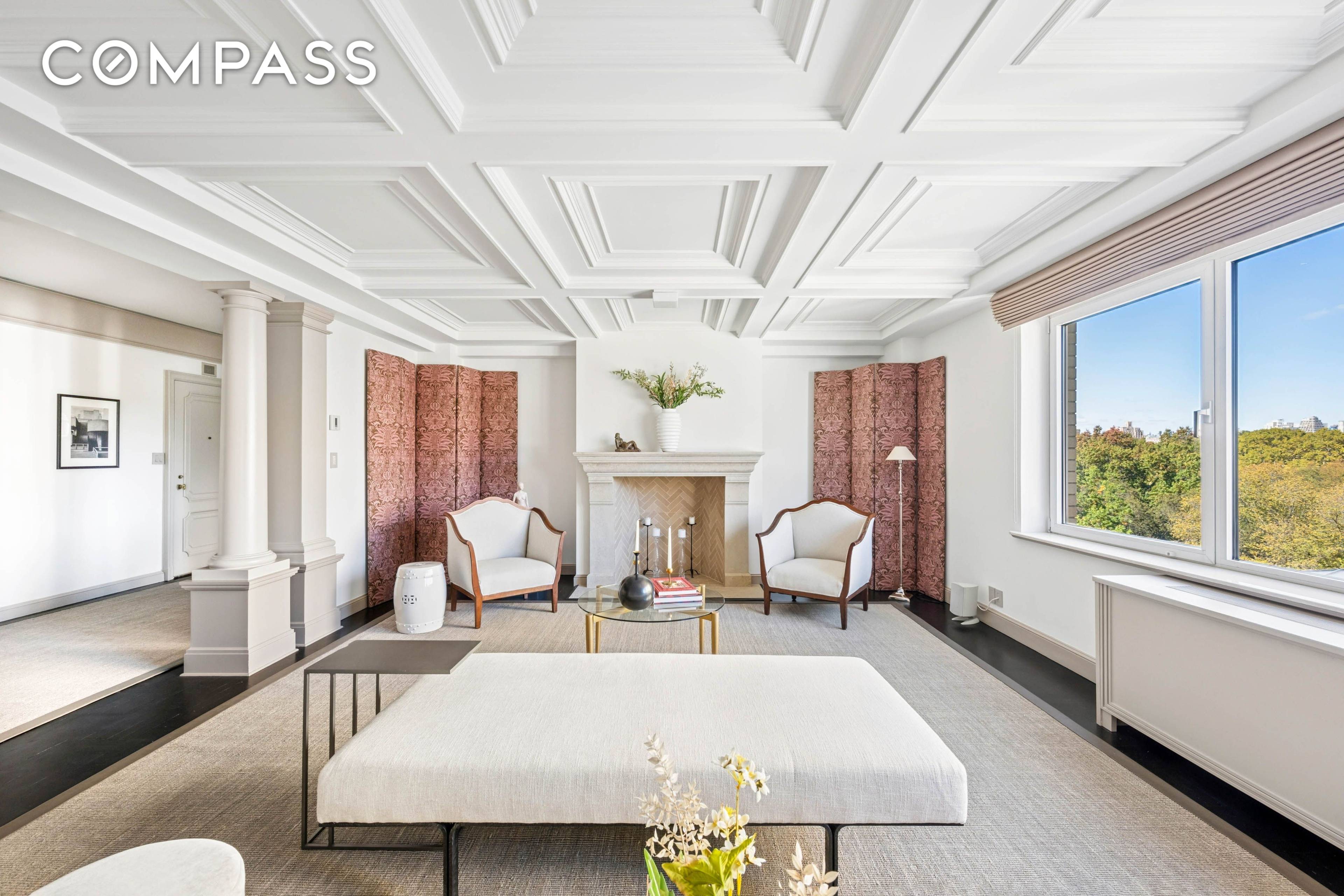 Experience astonishing views of Central Park from this extraordinary Fifth Avenue residence.