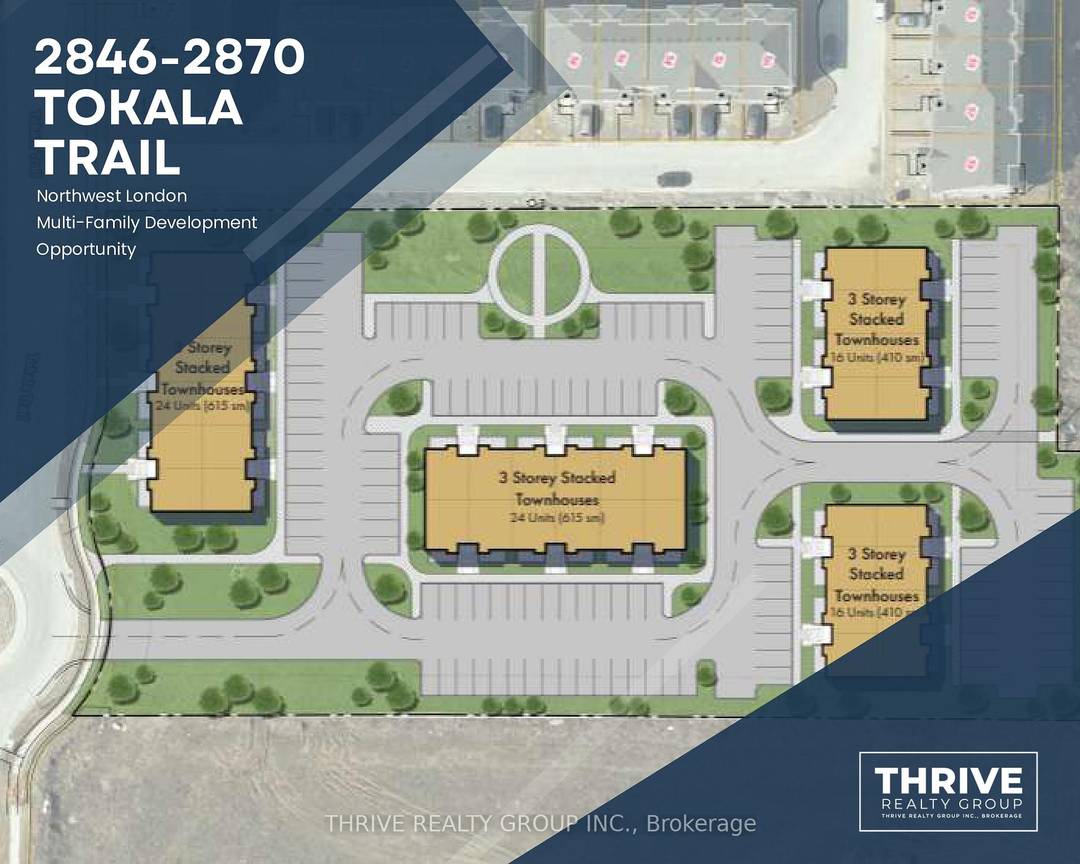 2846 2870 Tokala Trail, London, Ontario a prime land assembly in one of North London's fastest growing and most desirable communities.
