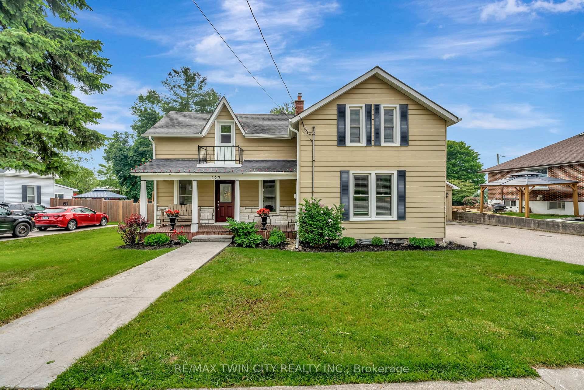 Welcome to 123 Blandford Street a beautifully updated, freshly painted, light filled gem offering nearly 1, 800 sq ft of charm and comfort in the heart of Innerkip !