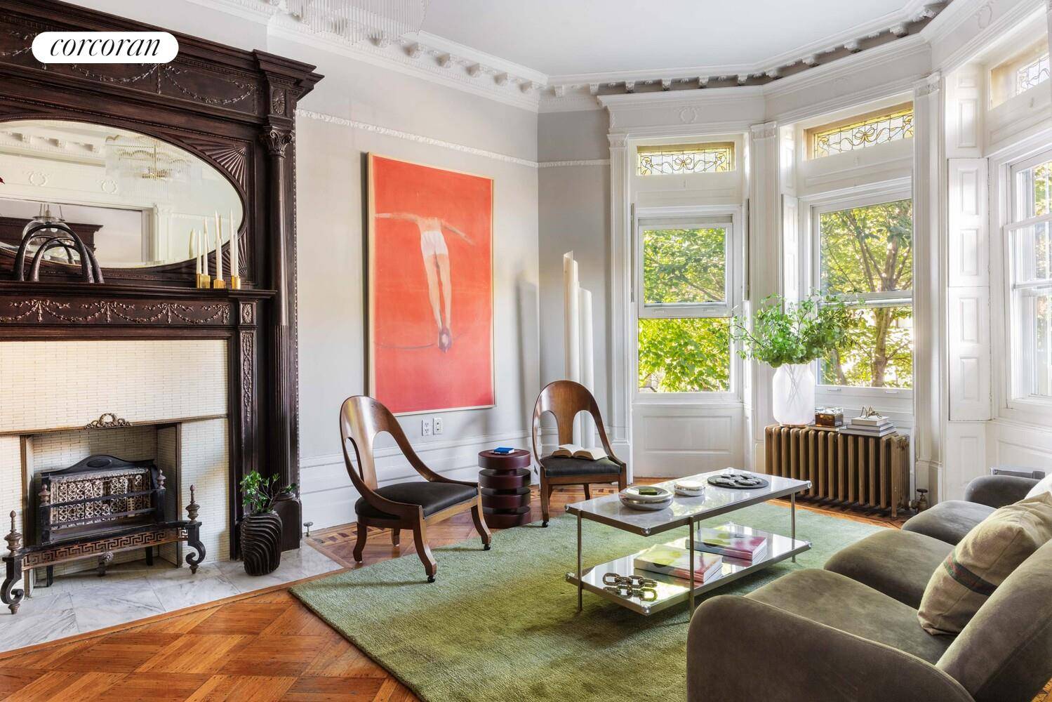 926 Saint Marks Avenue is a lovingly restored Romanesque Revival townhouse that combines historic grandeur with thoughtful, architect designed updates.