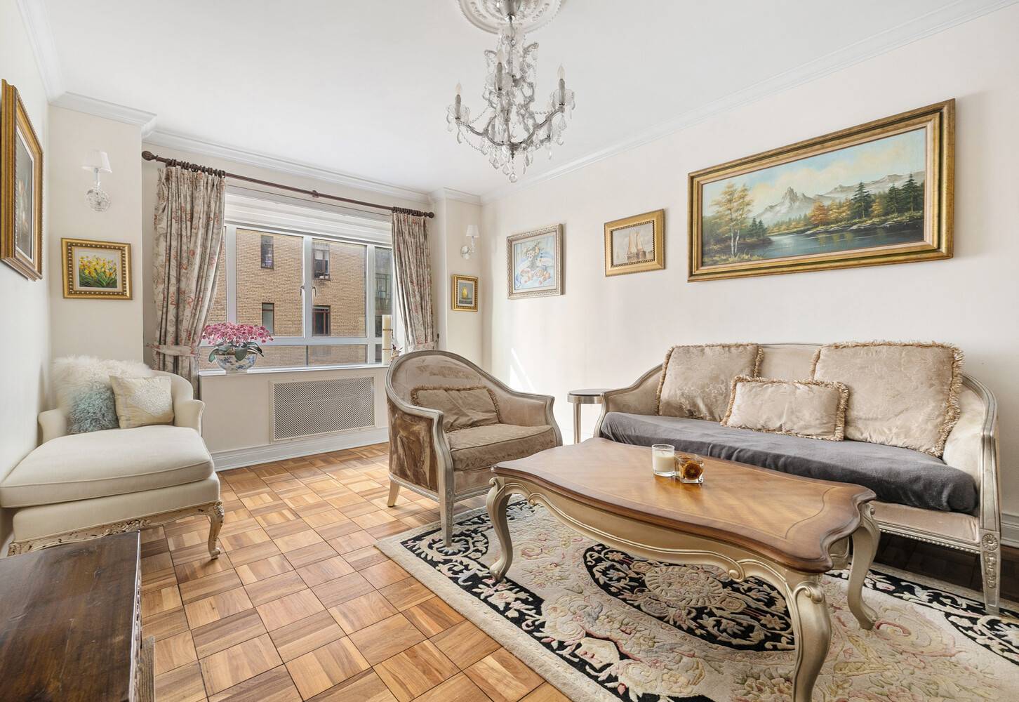 This oversized 1 bedroom residence is a rare find.