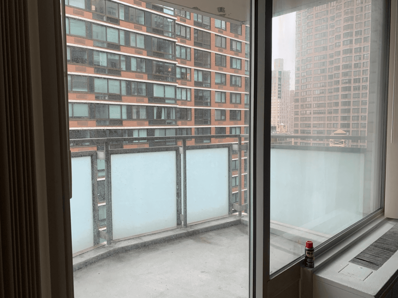Large and bright two bedroom, one bath corner unit with balcony, where you can sit outside and enjoy your morning coffee with views of the water.