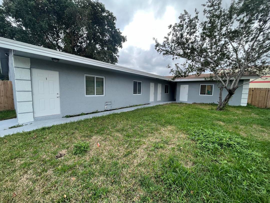 Completely restored and remodeled modern 5 unit CBS apartment building.