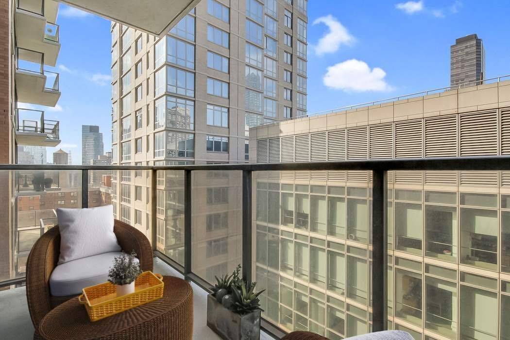 Sun Filled Junior 4 with Private Balcony in the Heart of Lincoln Square Welcome to Residence 15E at The Alfred, a one bedroom, one and a half bath home that ...