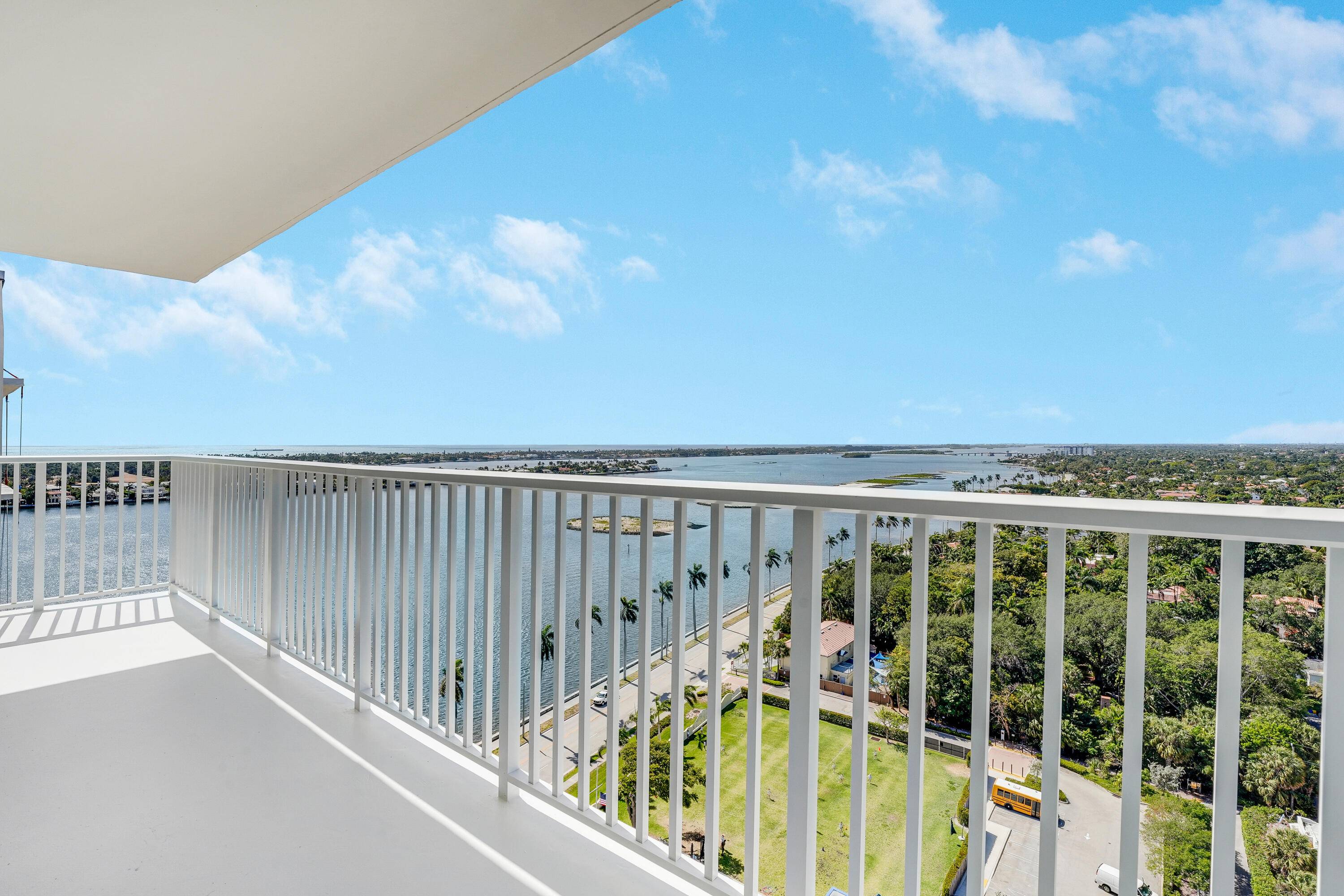 Views and Location ! Penthouse 1 at the iconic Rapallo South, rare opportunity, with panoramic Southern facing views of the Atlantic Ocean, Palm Beach and the Intracoastal waterway.