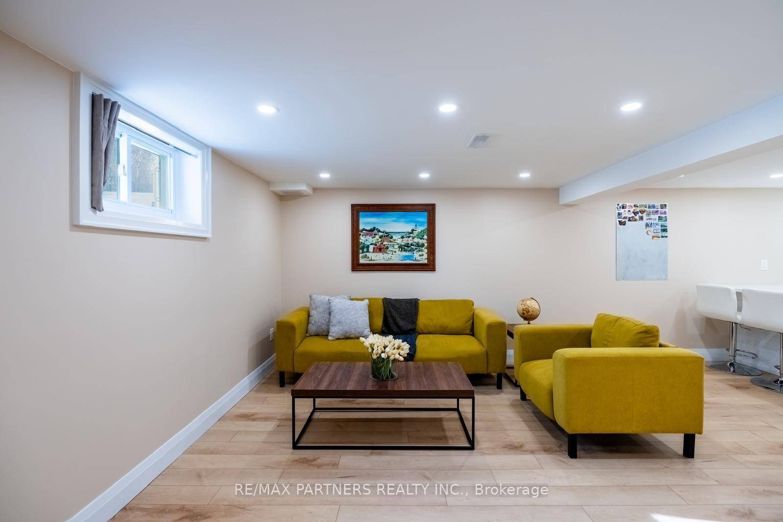 New Renovated Basement Master Bedroom With Private Washroom, Total Area Around 550 Square Feet.