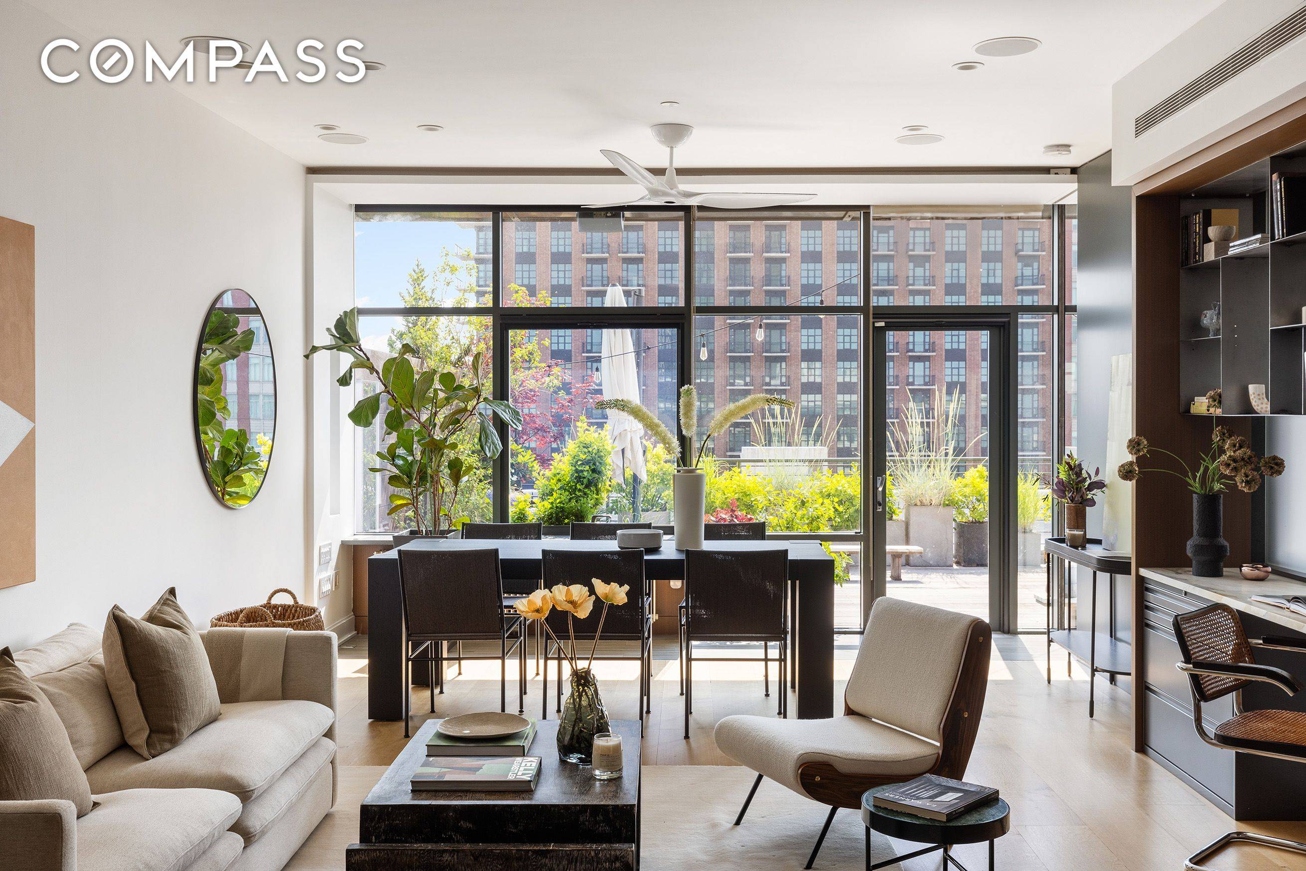 Sophisticated, desirable, and turnkey this unique Penthouse is a rare offering with an exceptional renovation.