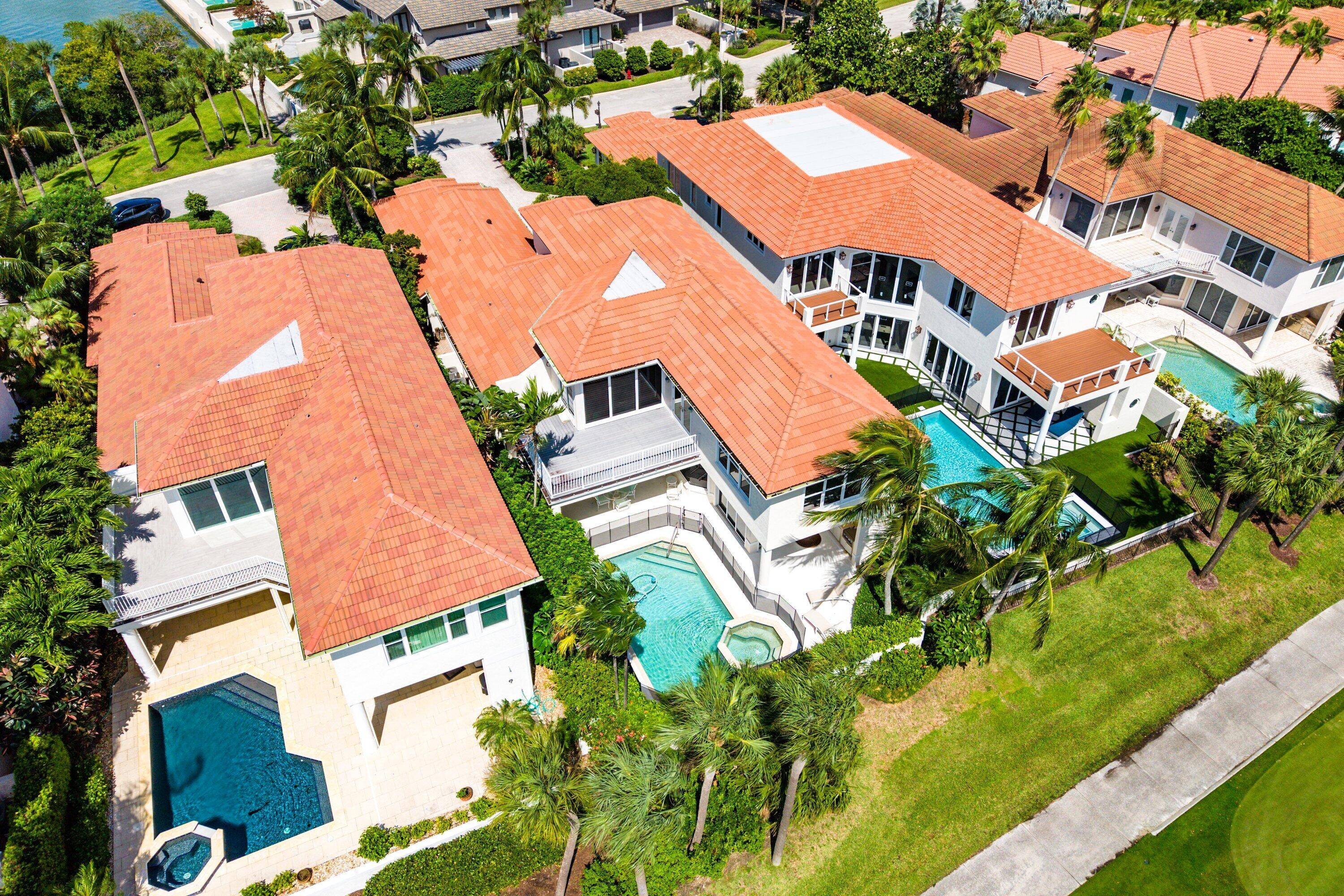 This elegant villa pool home offers 3, 222 sf under air 4, 415 total sf featuring 3 bedrooms, 3 full bathrooms, a half bath, along with a spacious two and ...