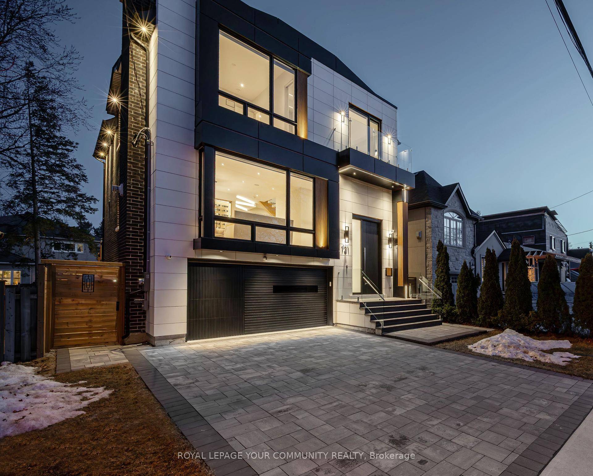 Welcome to a Stunning Modern Custom Built Home, This Luxurious Residence Spans Approximately 4500 sqft of on south lot.
