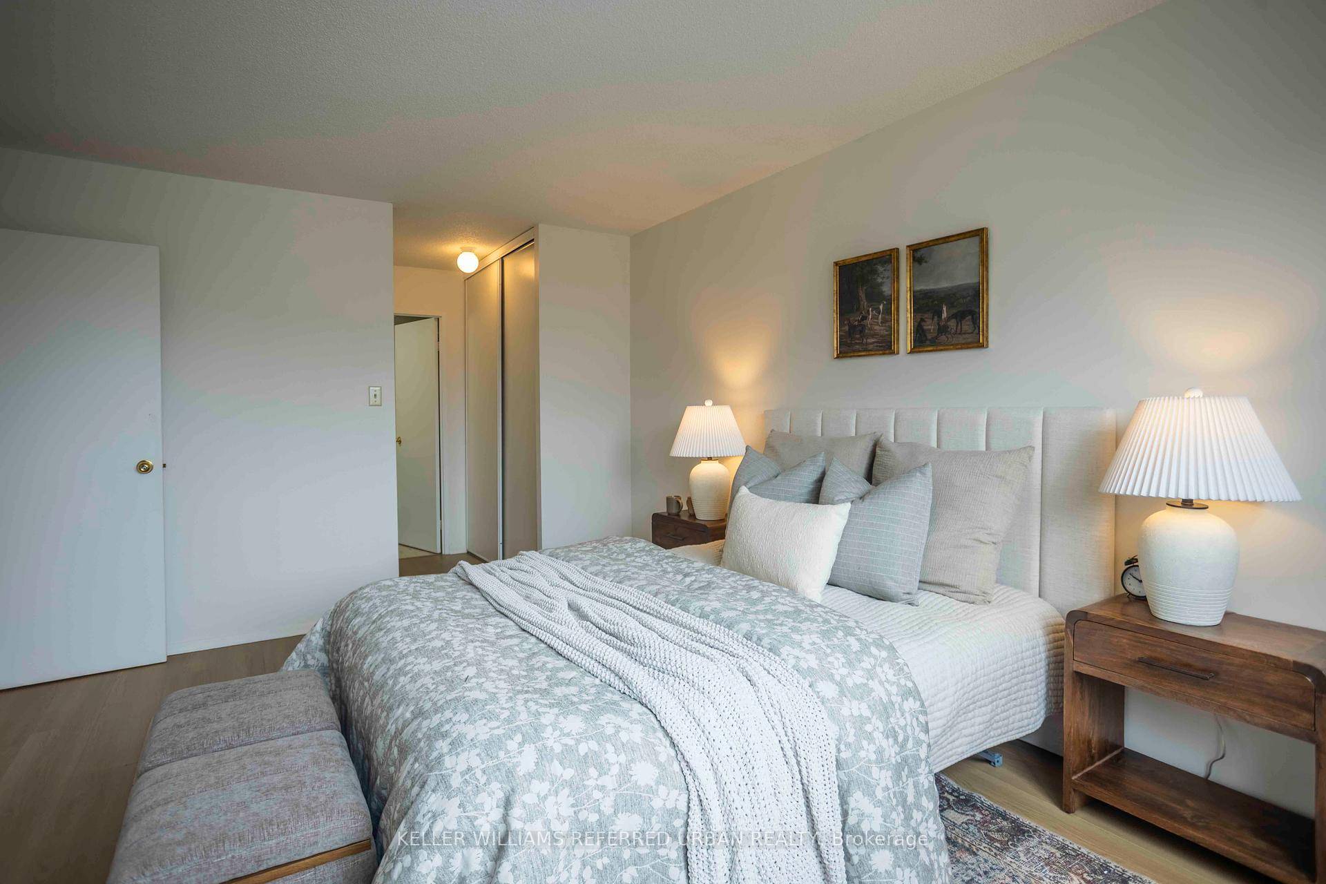 This rarely available 2 bedroom den condo combines modern style with an unbeatable location.