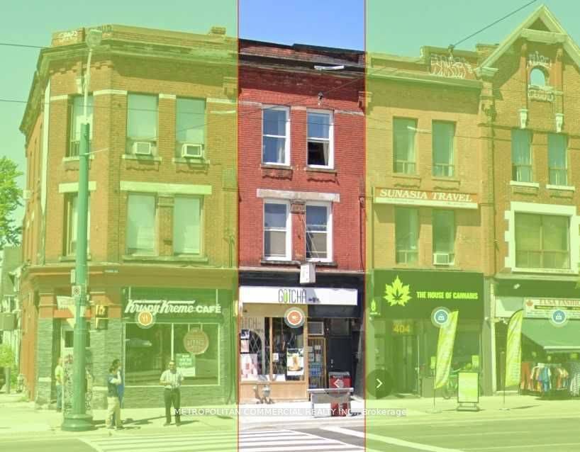Tremendous Chinatown Kensington Market Mixed Use Retail Building For Sale Just 200M South Of College Street next to Krispy Kreme ; Excellent Commercial Space 1, 671 SF 9'6 ceiling plus ...