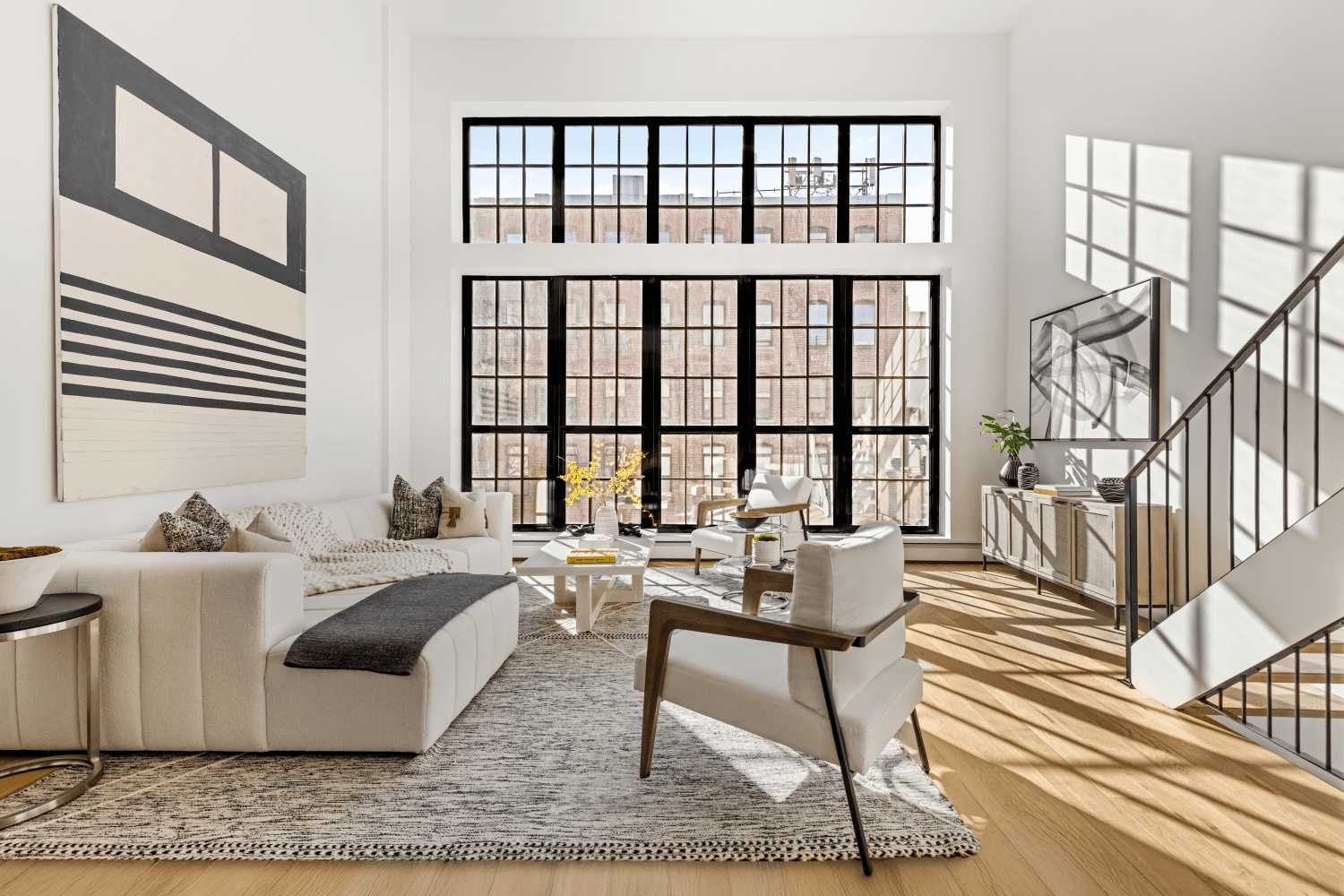 Step into the pinnacle of Brooklyn living with this extraordinary duplex condo, perfectly situated at the crossroads of the Columbia Street Waterfront District and Cobble Hill.