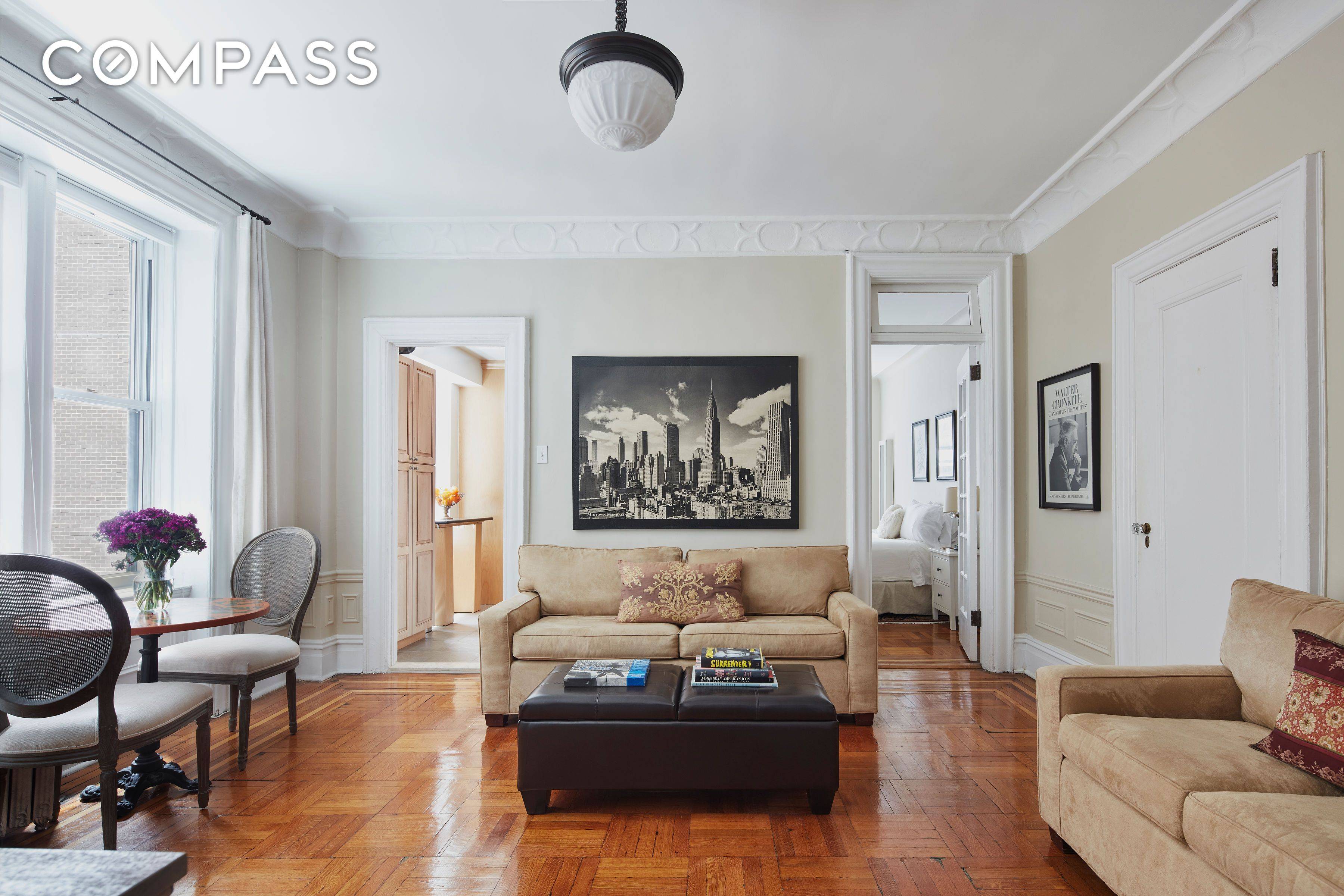Timeless Charm Meets Modern Sophistication at The Adlon Residence 4H Welcome to Apartment 4H at The Adlon, one of Manhattan s most distinguished and historic pre war cooperatives.