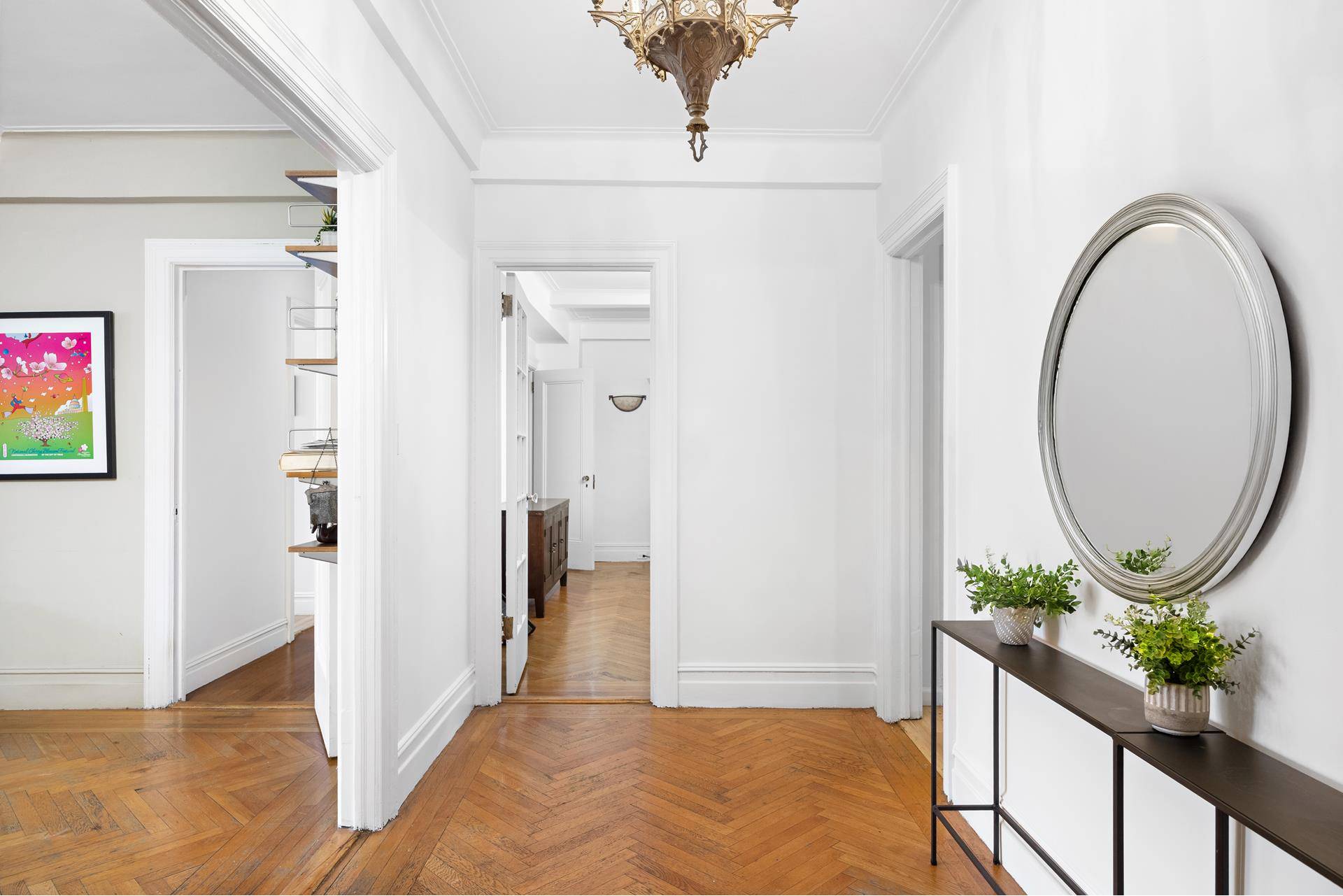 OPEN HOUSES BY APPOINTMENT ONLY VIEW VIDEO FOR MORE INFORMATION The center entry of this prewar beauty leads to both the grand north facing living room and a windowed kitchen ...