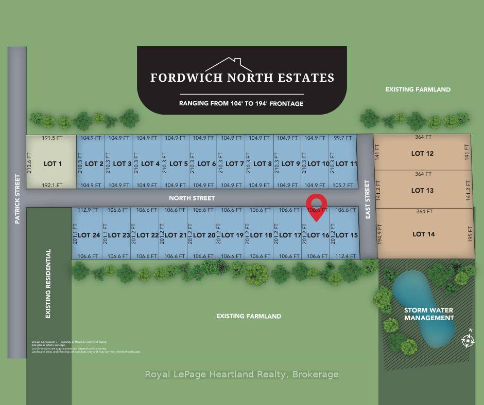 Build Your Dream Home In This Picturesque, Countryside Neighbourhood in the quaint community of Howick Township.