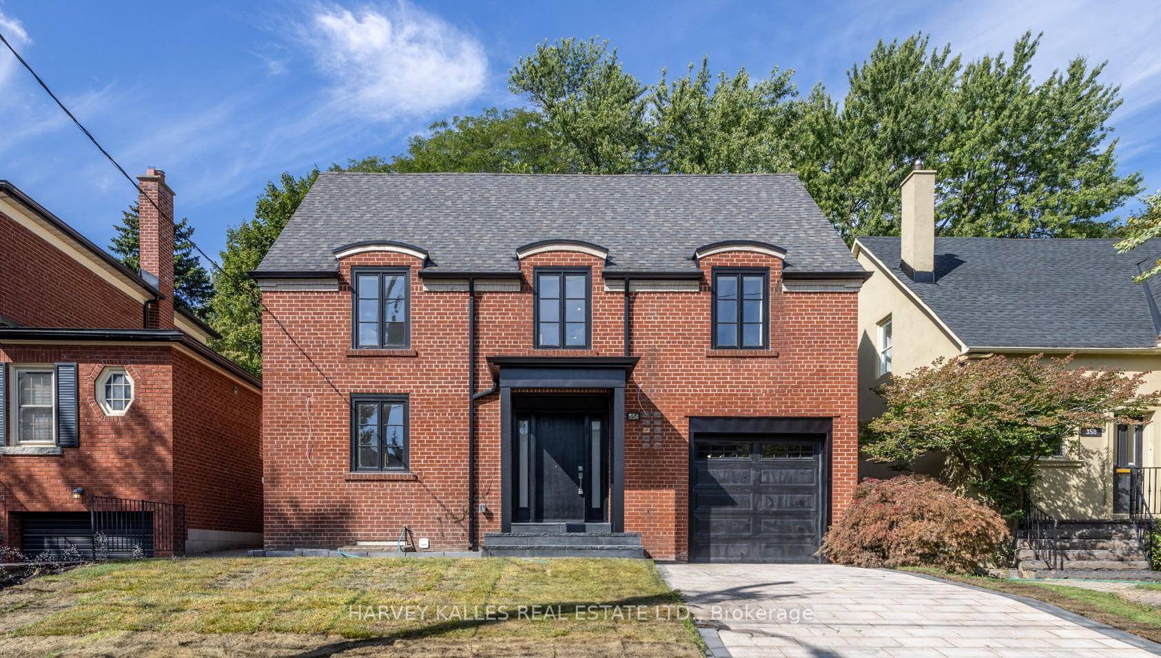 Elegant classic red brick home on sought after Bessborough in North Leaside.