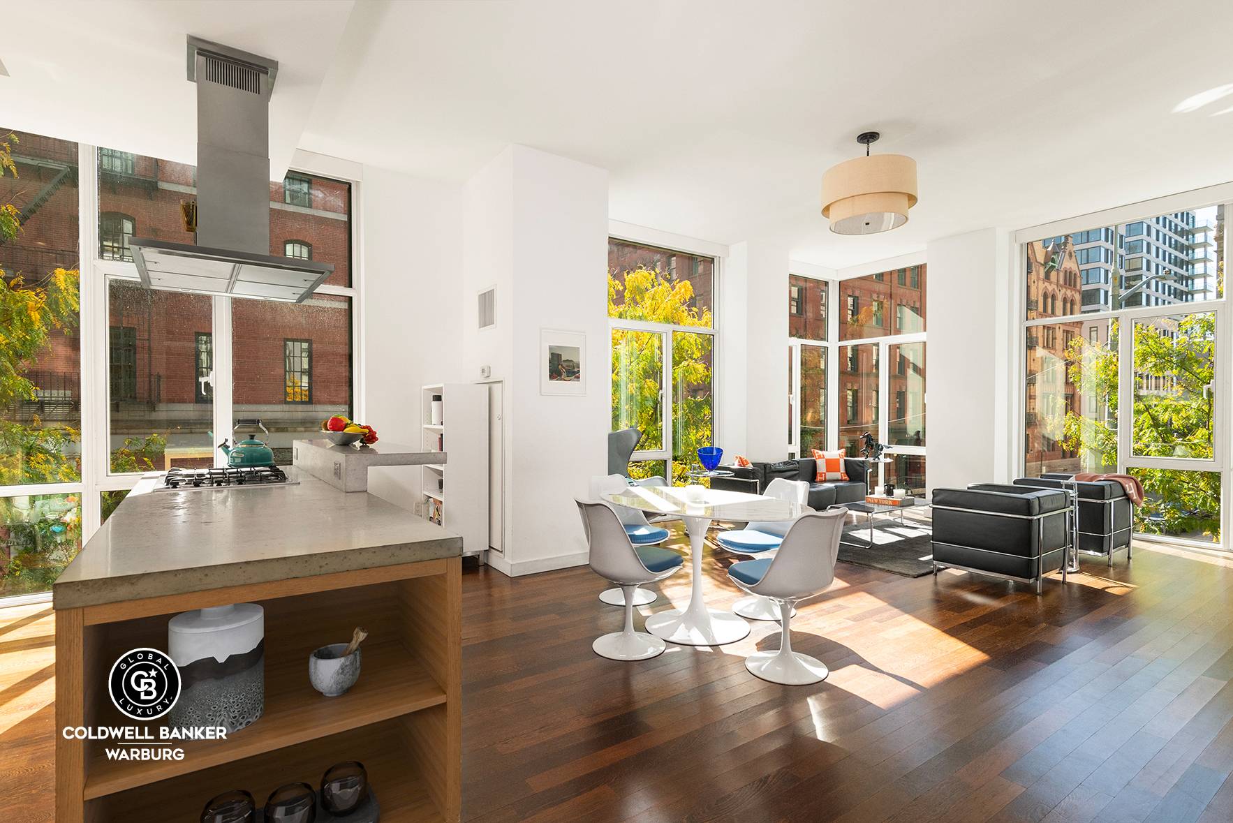 NORTH TRIBECA 3 Bed 3 Bath FLOODED WITH LIGHT 11 CEILINGS AND COBBLESTONE STREETS With 1862 square feet of space, southern and western exposures, and 11 foot floor to ceiling ...