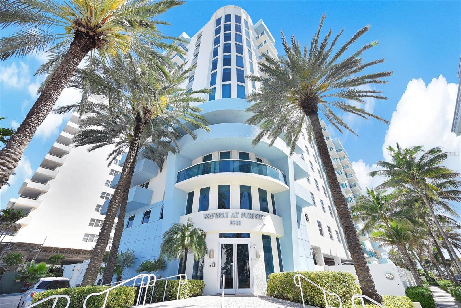 OCEAN FRONT ! ! Exclusive BOUTIQUE BLDG NW corner unit with 2 beds, 2 baths.