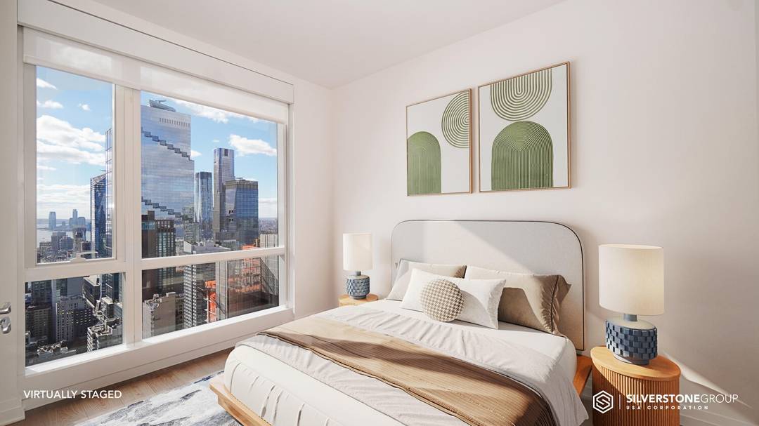 Perched high above Midtown West, Residence 57H at Manhattan View offers a rare opportunity to own a beautifully designed high floor alcove studio with dramatic open city, skyline, and Hudson ...