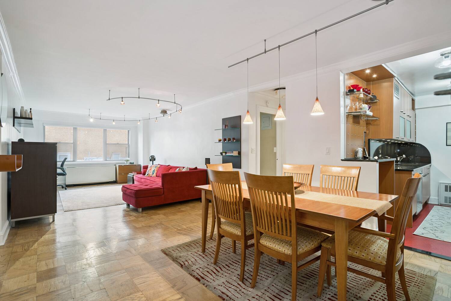 Welcome to this beautifully laid out, generously proportioned and bright split 2 bedroom home, featuring 2 full baths and separate dining, located in friendly John Jay House, a boutique coop ...