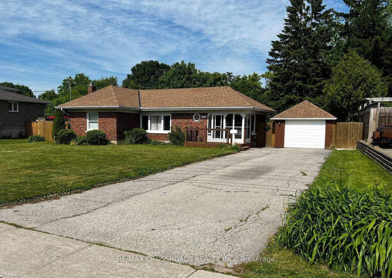 Renovated bungalow with a modern addition and on a large lot in desirable Allendale.