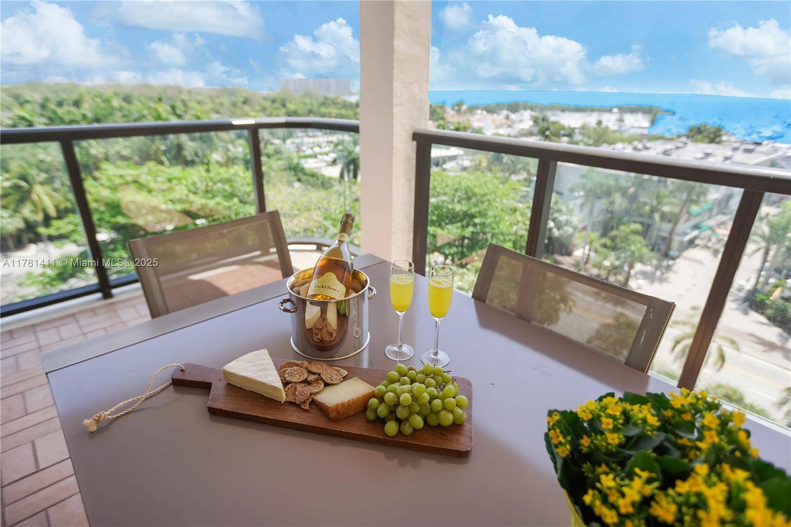 Wake up to breathtaking Biscayne Bay sunrises and sweeping views of the Miami skyline from this bright and spacious 3 bedroom, 2 bath condo in the heart of Coconut Grove.