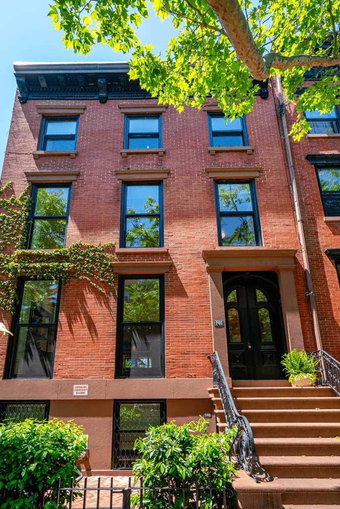 Experience the perfect blend of historic charm and contemporary living in this beautifully renovated, Two family, 4 story grand townhouse located in the sought after Historic District of Cobble Hill, ...
