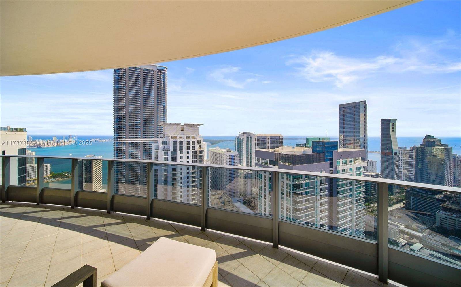 Enjoy privacy amp ; exclusivity with this 50th floor corner Penthouse at the Brickell Flatiron.