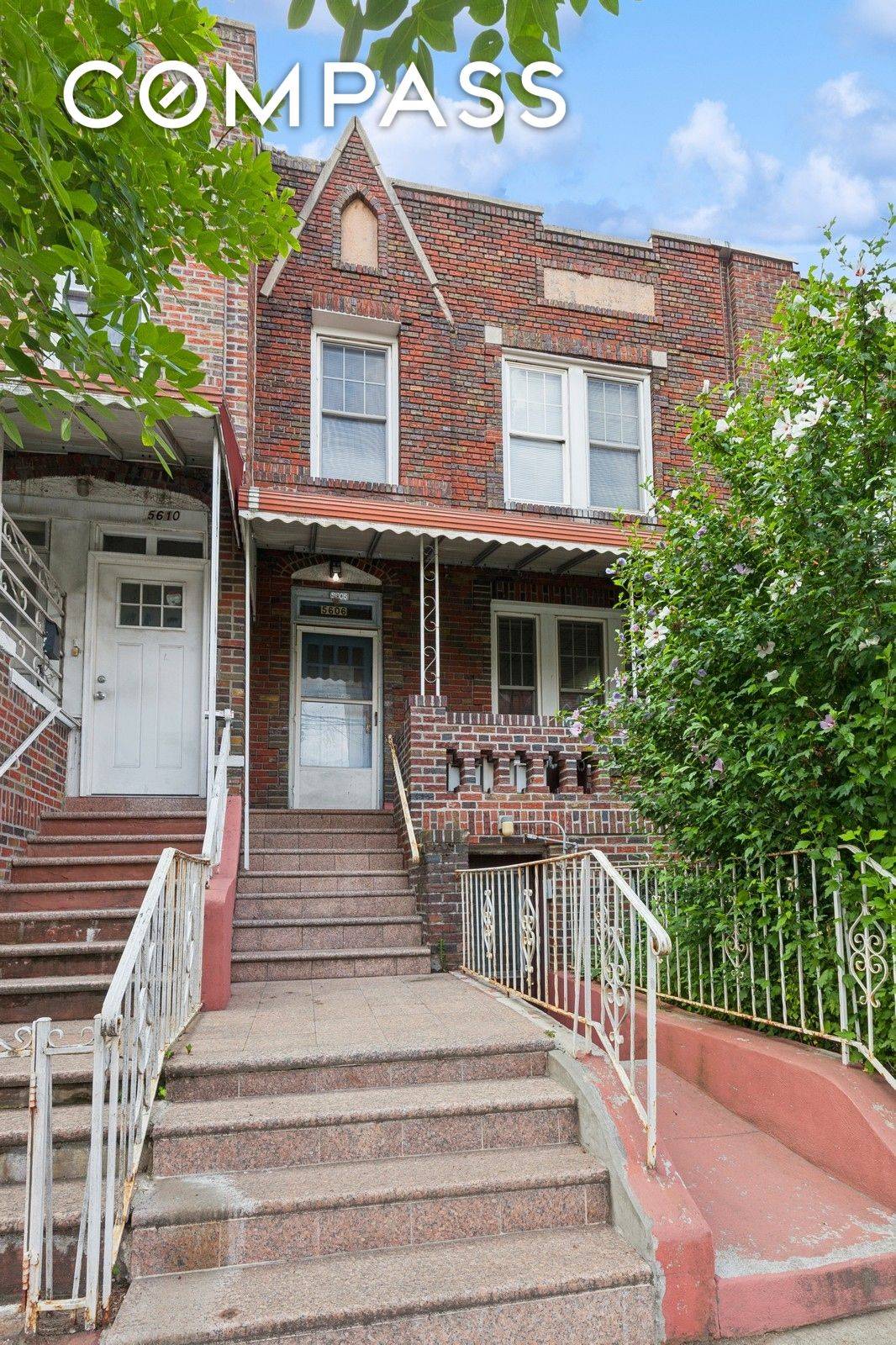 Spanning approximately 3, 390 square feet, this oversized property is currently configured as two residential units plus one commercial space.