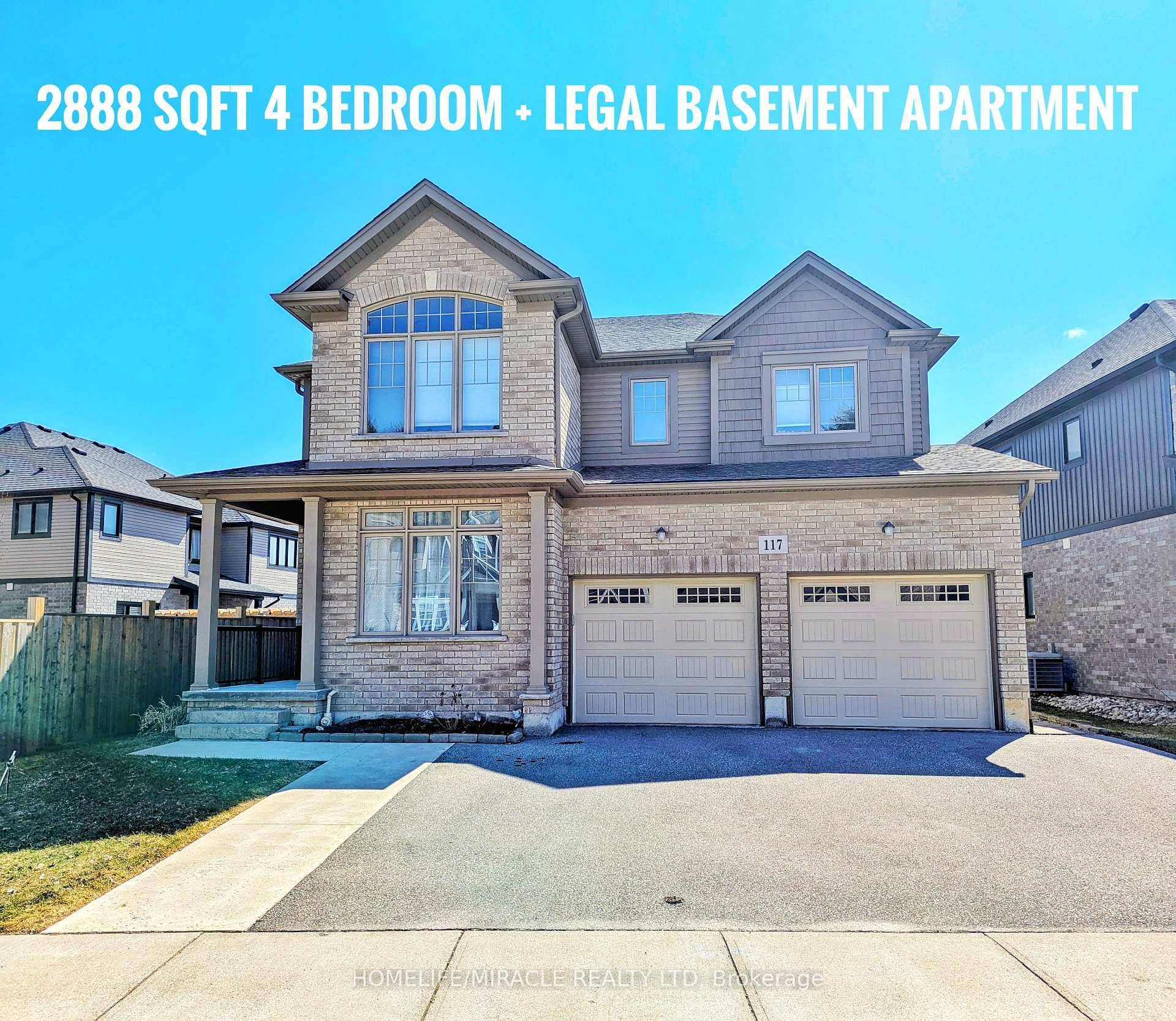 117 Eaglecrest St Executive 4 Bed Detached Home with Legal Basement ApartmentThis stunning 4 bedroom executive home offers luxury, space, and income potential in a prime location.