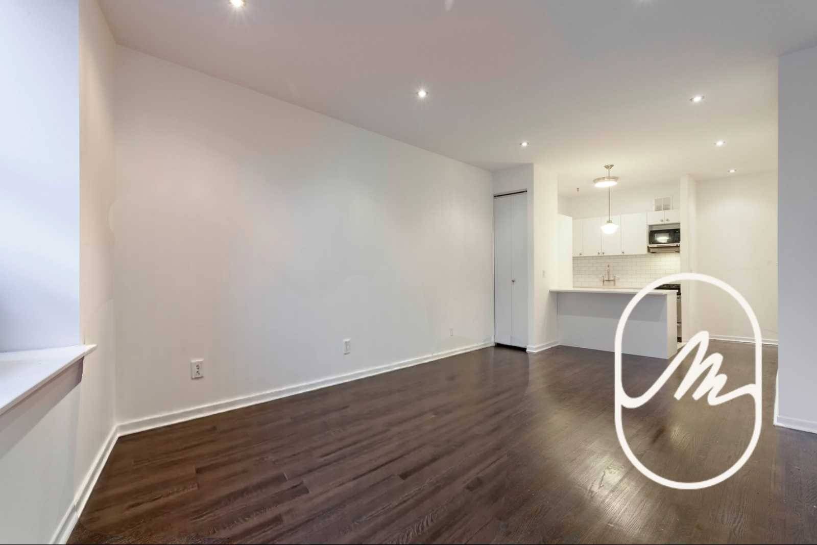 New East facing studio with charming tree filled view in boutique Astor Place elevator building now available.