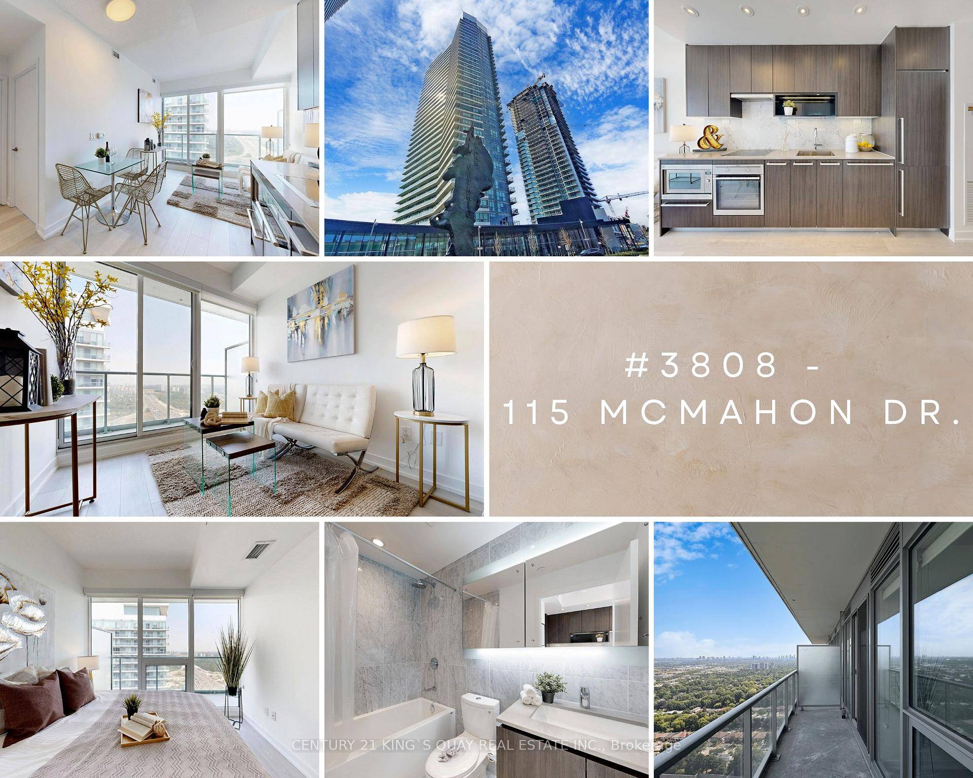 Modern 1 bedroom condo for lease at 115 McMahon Dr.