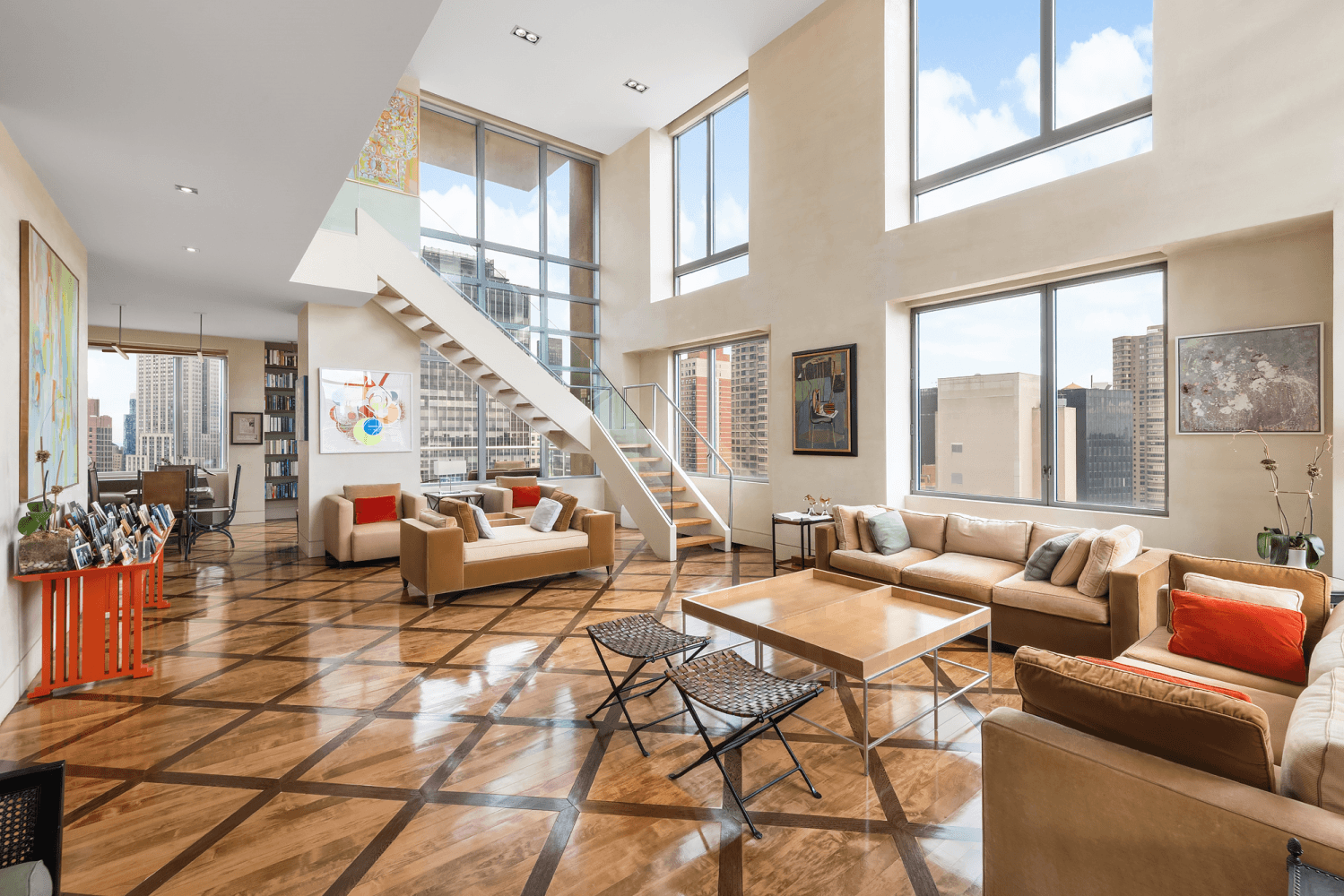 Welcome to the ultimate penthouse at The Aurora in Murray Hill, a stunning 4 bedroom, 3 full bath, 2 half bath duplex offering an exceptional living experience with multiple private ...