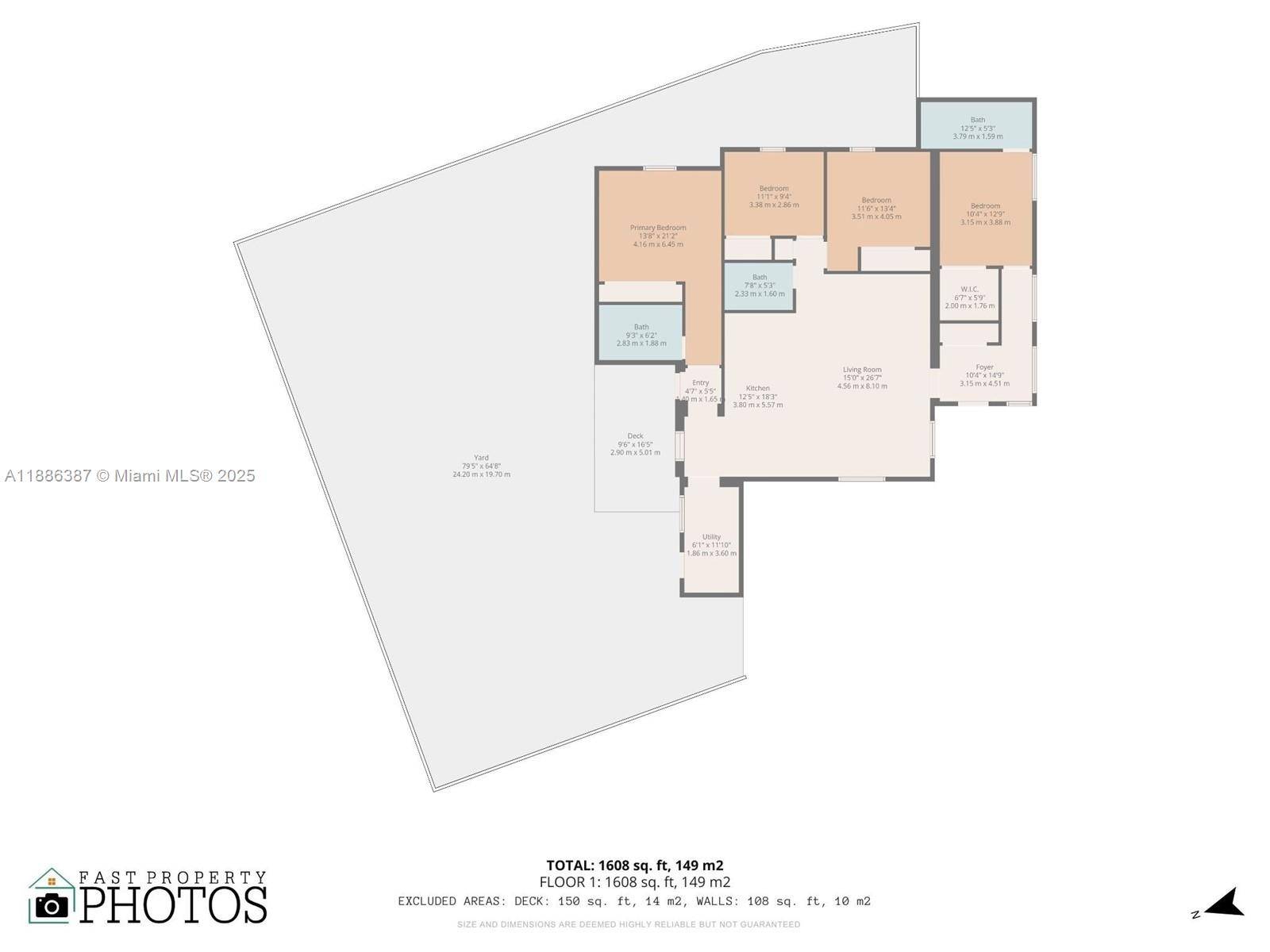 This fully renovated Fort Lauderdale 1608 sq ft home offers a perfect blend of modern design and everyday comfort, with high quality finishes and thoughtful upgrades throughout.
