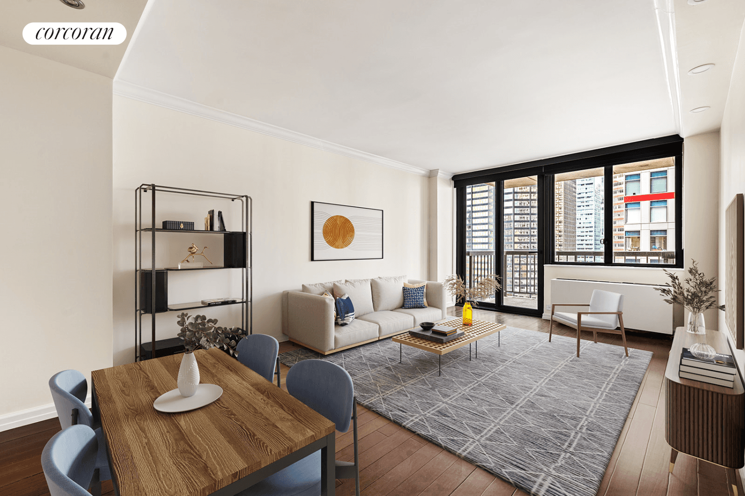 Welcome to Apartment 21F at 300 East 54th Street, a one bedroom residence in the heart of Midtown East.