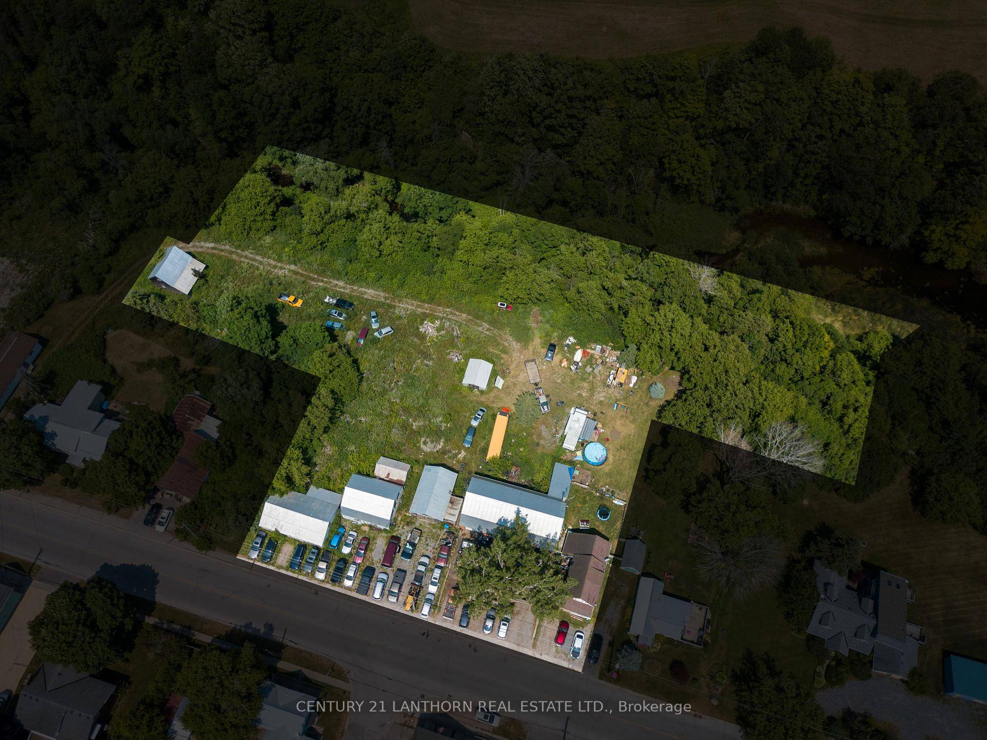 This 2. 6 acre property has commercial zoning and is right by the heart of Milford.