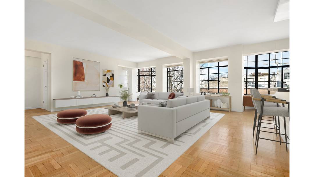 Indulge in the epitome of Brooklyn Heights living with this grand two bedroom gem nestled in the prestigious Breukelen building on Montague Street.
