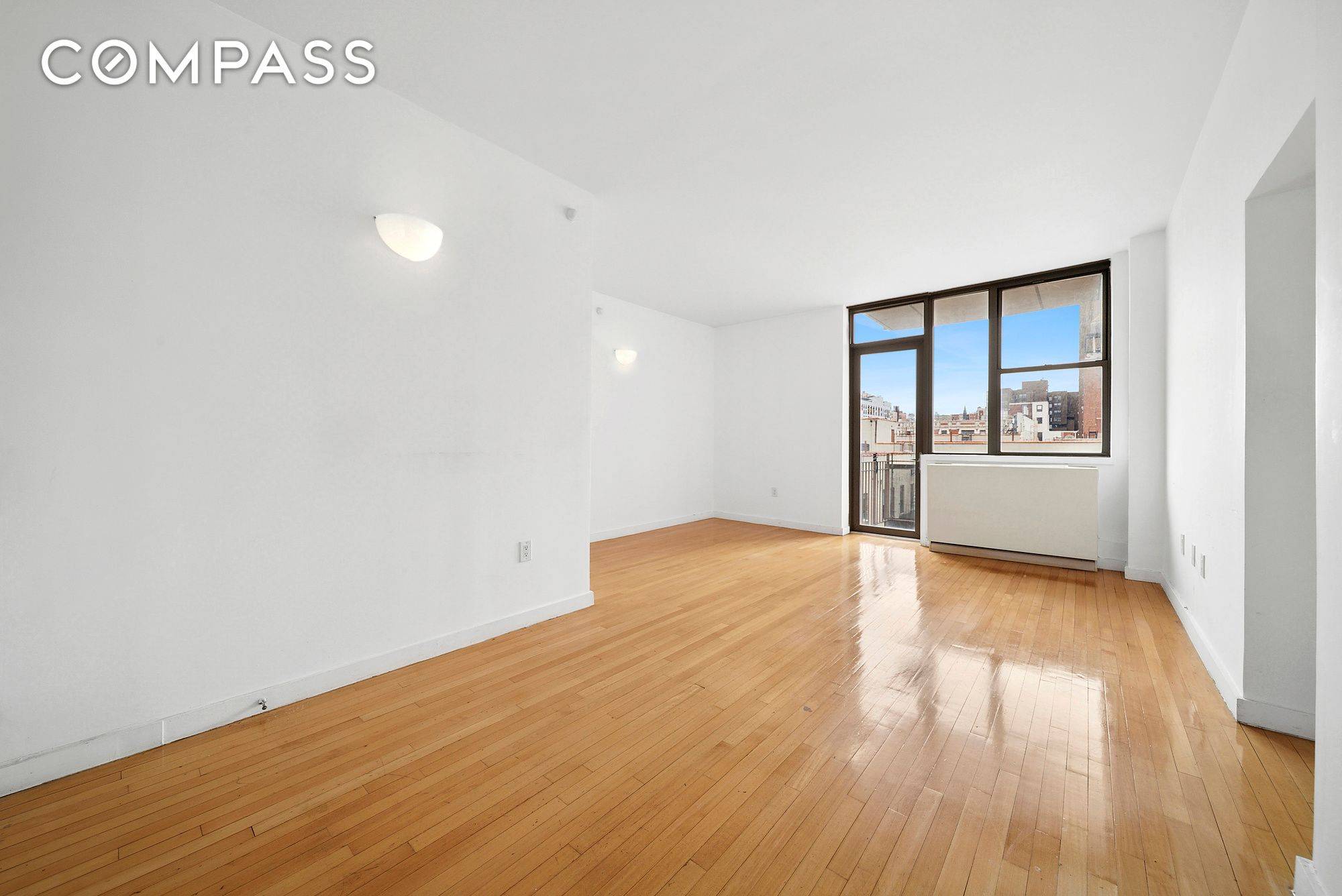 Step out onto your private balcony to unwind and soak in the city views.