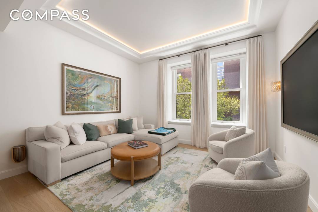 Introducing Residence 2B at 150 Barrow a turnkey, 1, 170 square foot, two bedroom, two bathroom condominium with 9 8 ceilings and charming southern exposures overlooking historic Barrow Street.