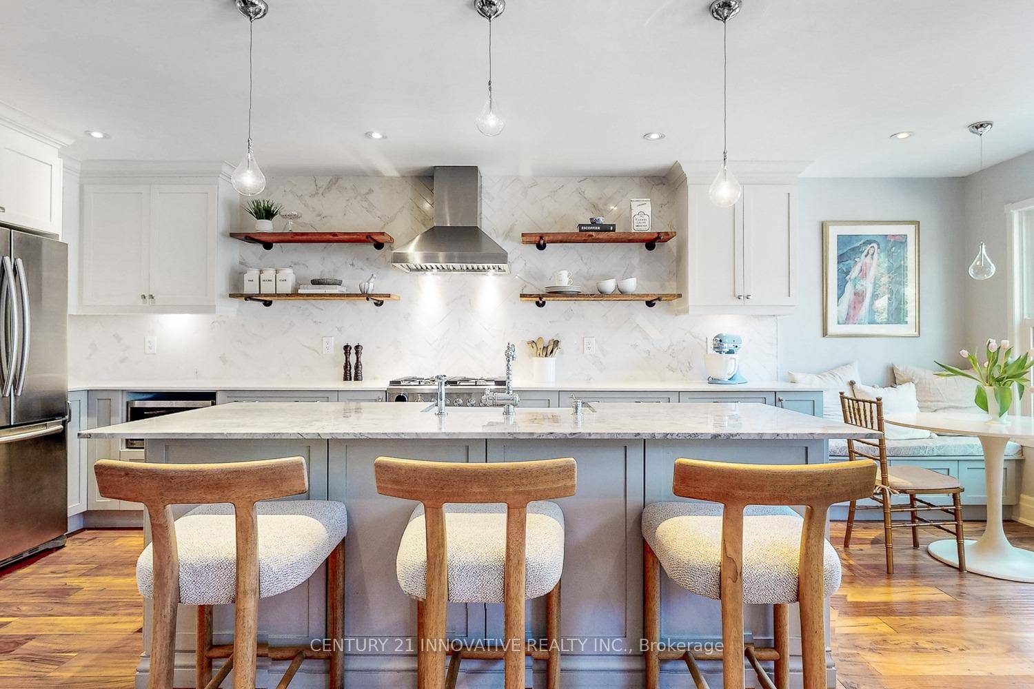 Welcome Home to 4 Blackfriar Avenue Move in ready, beautifully updated 4 bedroom brick home w detached double car garage located in high demand Brooklin.