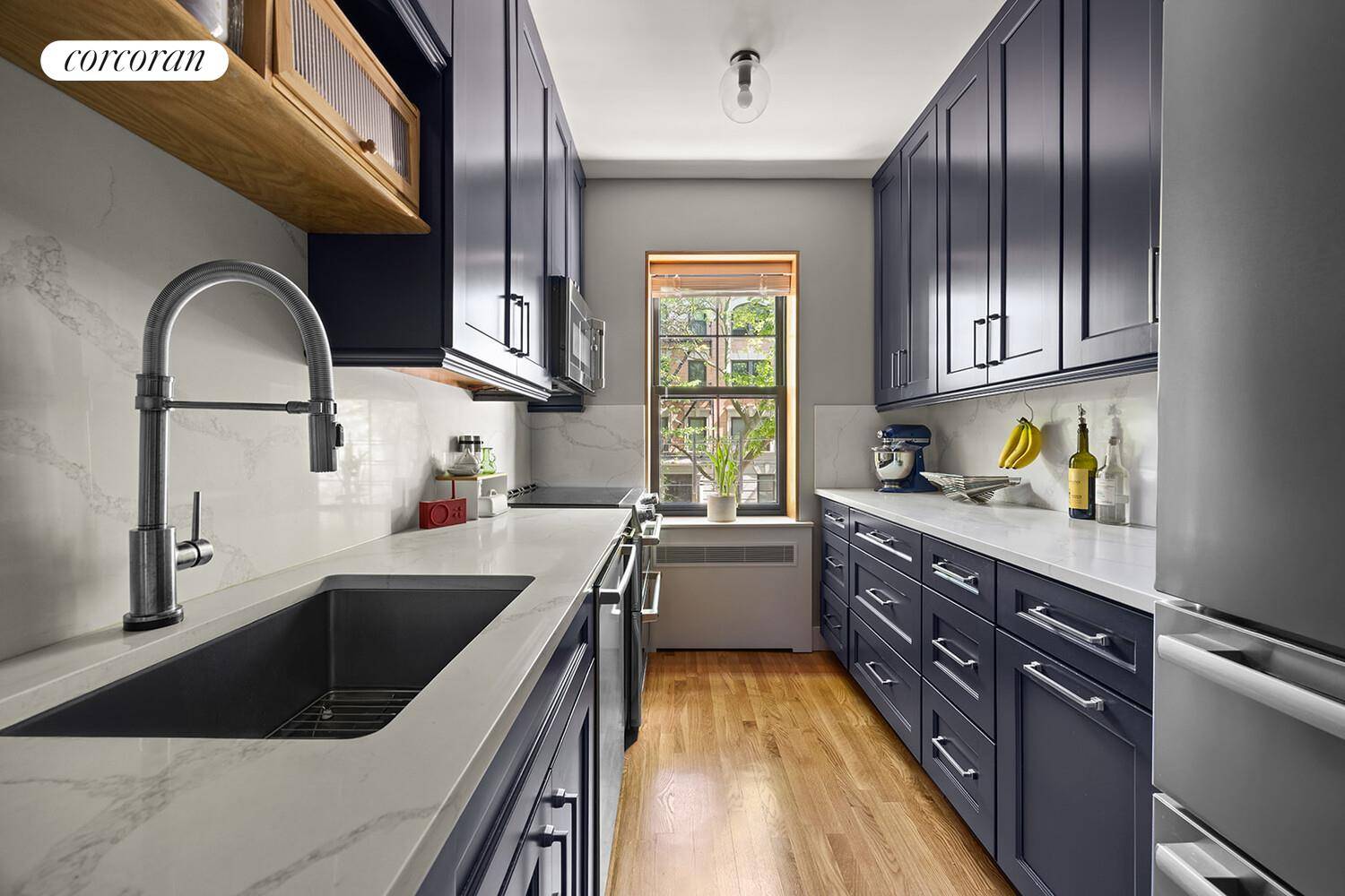 The glorious Art Deco co op building that is 230 Park Place in PRIME Prospect Heights now offers a meticulously gut renovated two bed, two bath apartment.