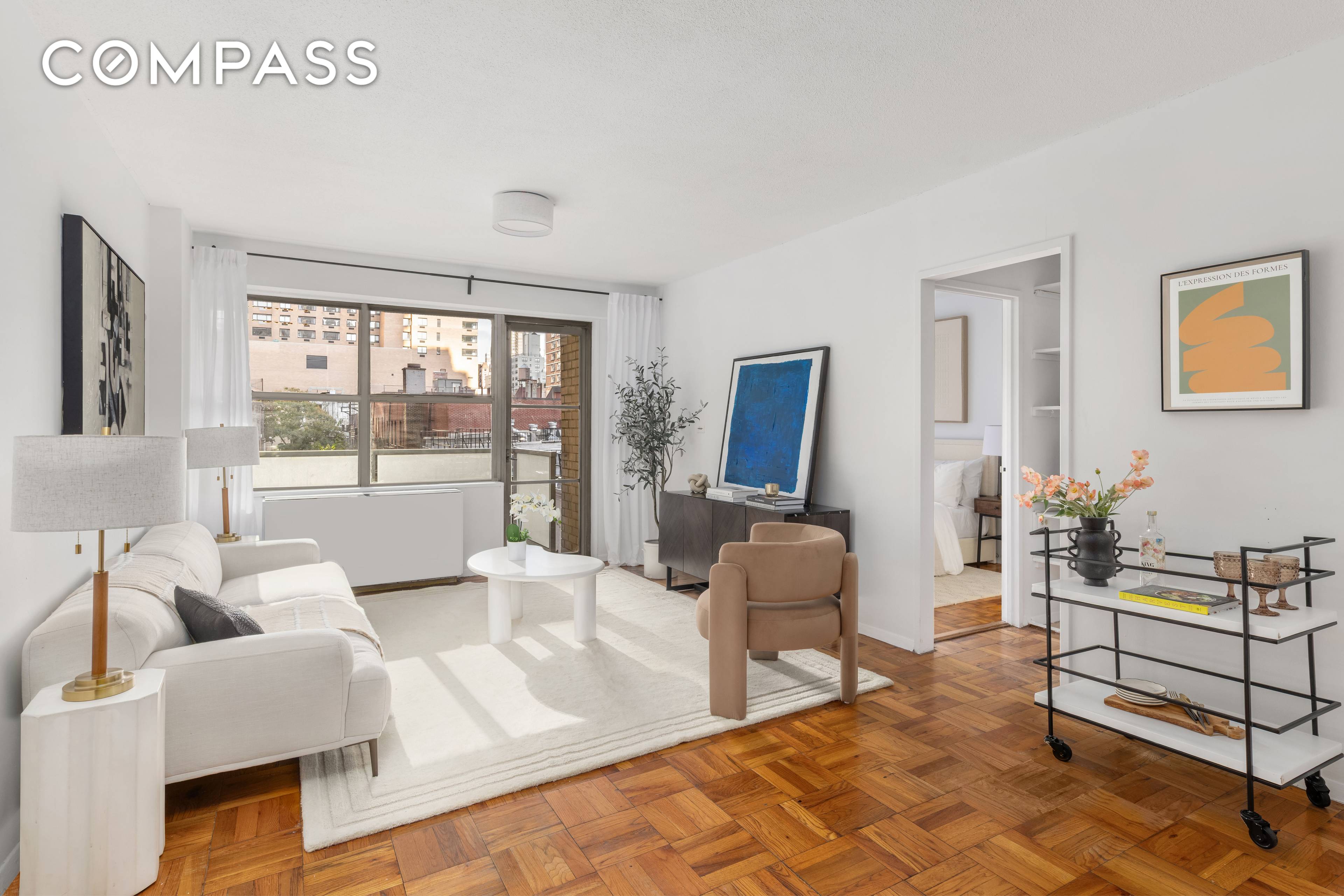Low Maintenance, Quiet 1 Bedroom with Private Balcony at The Newbury !