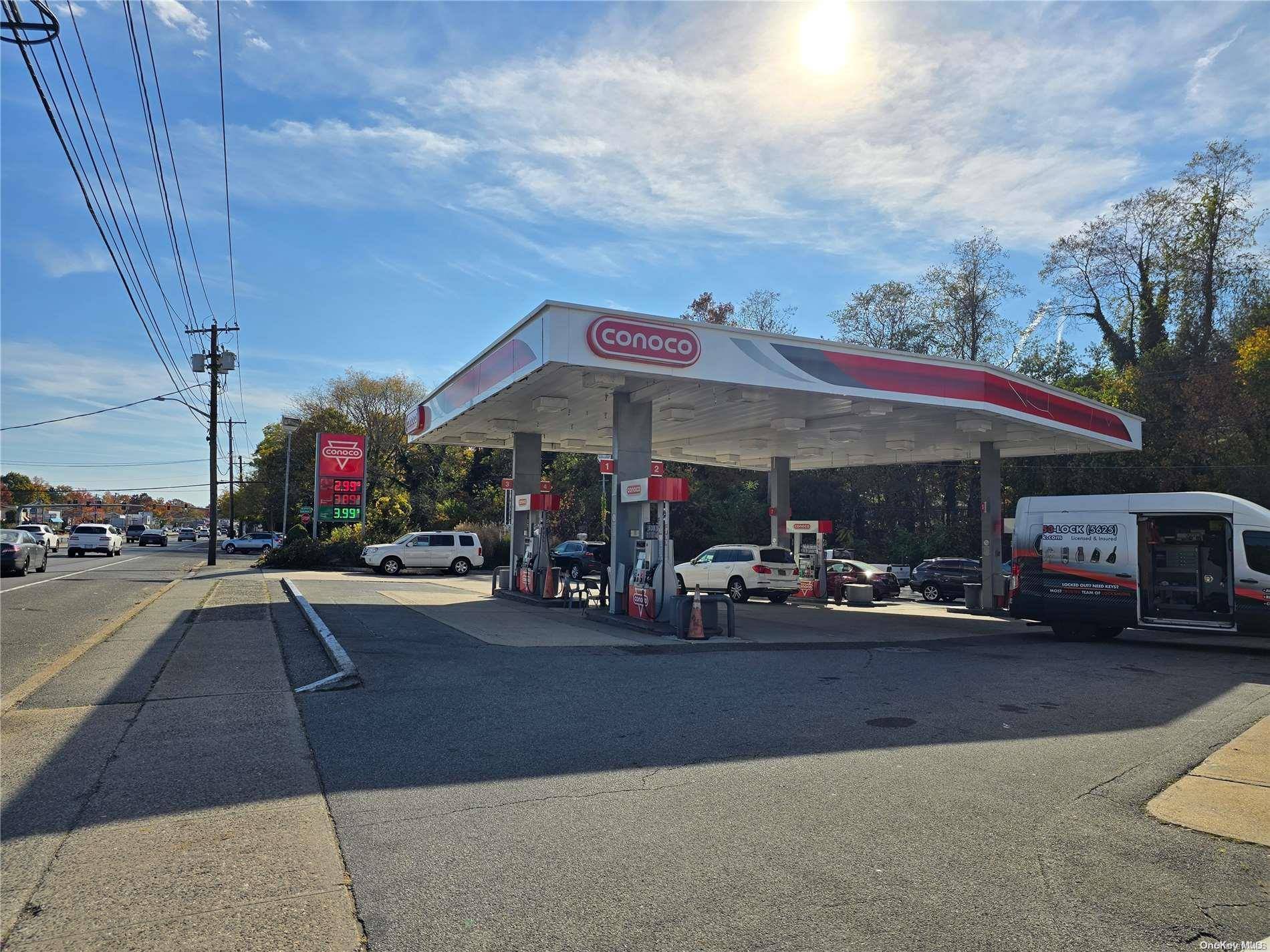 Gas station located on a very busy prime location on Rt 110.