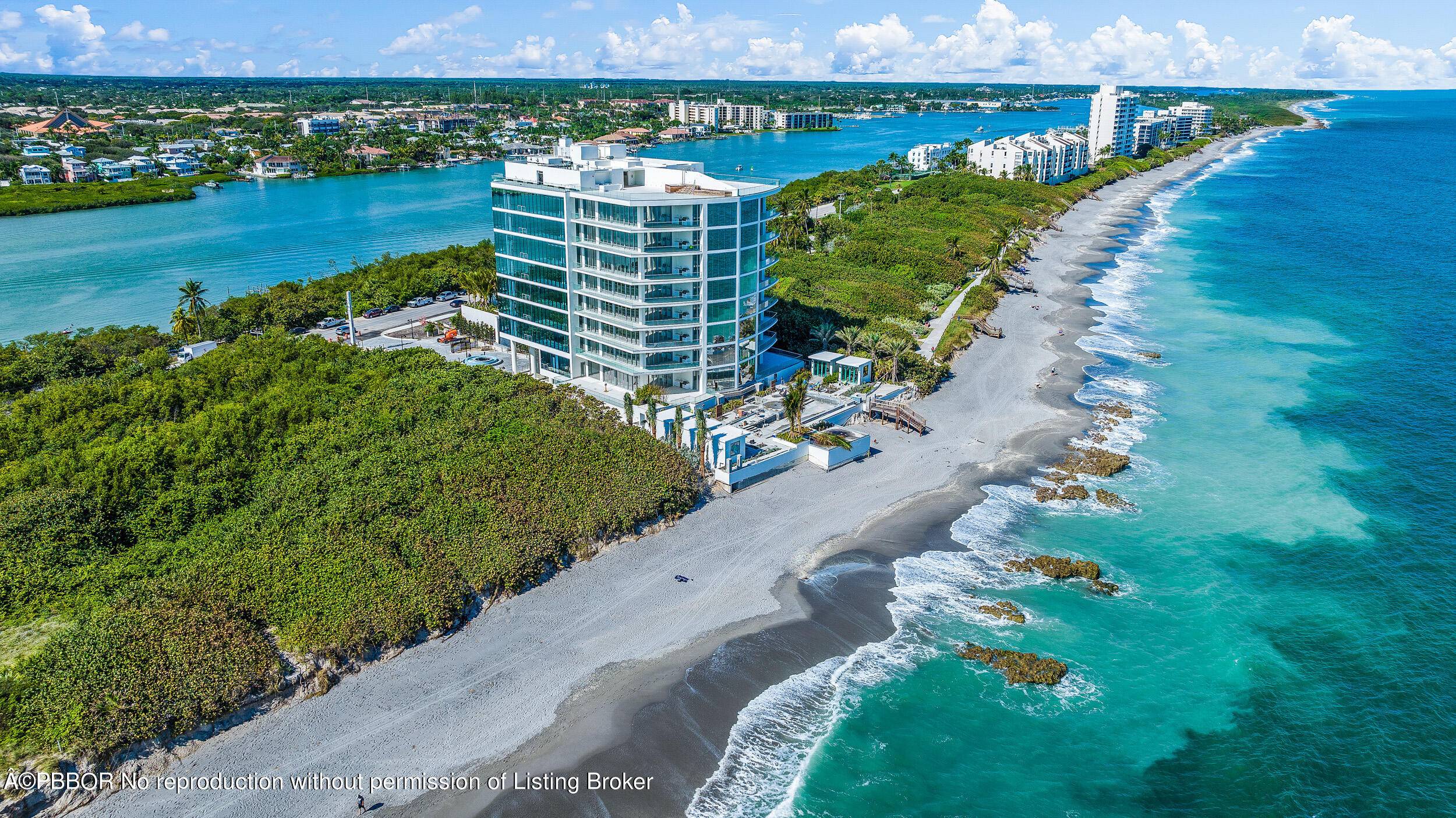2022 new construction condominium nestled between two parks, preserves, with unobstructed views of the Atlantic Ocean and Intracoastal waterway.