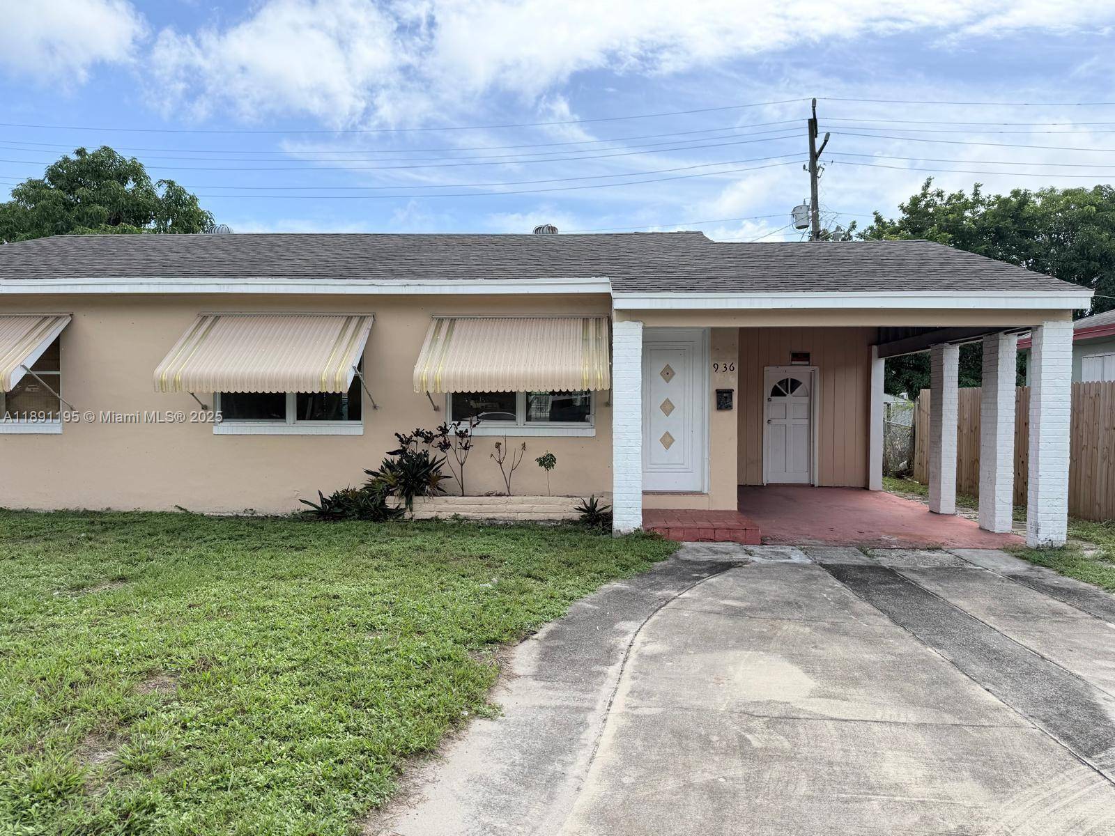 Back on the market ! AS IS 3 bedrooms, one bath, single family home.