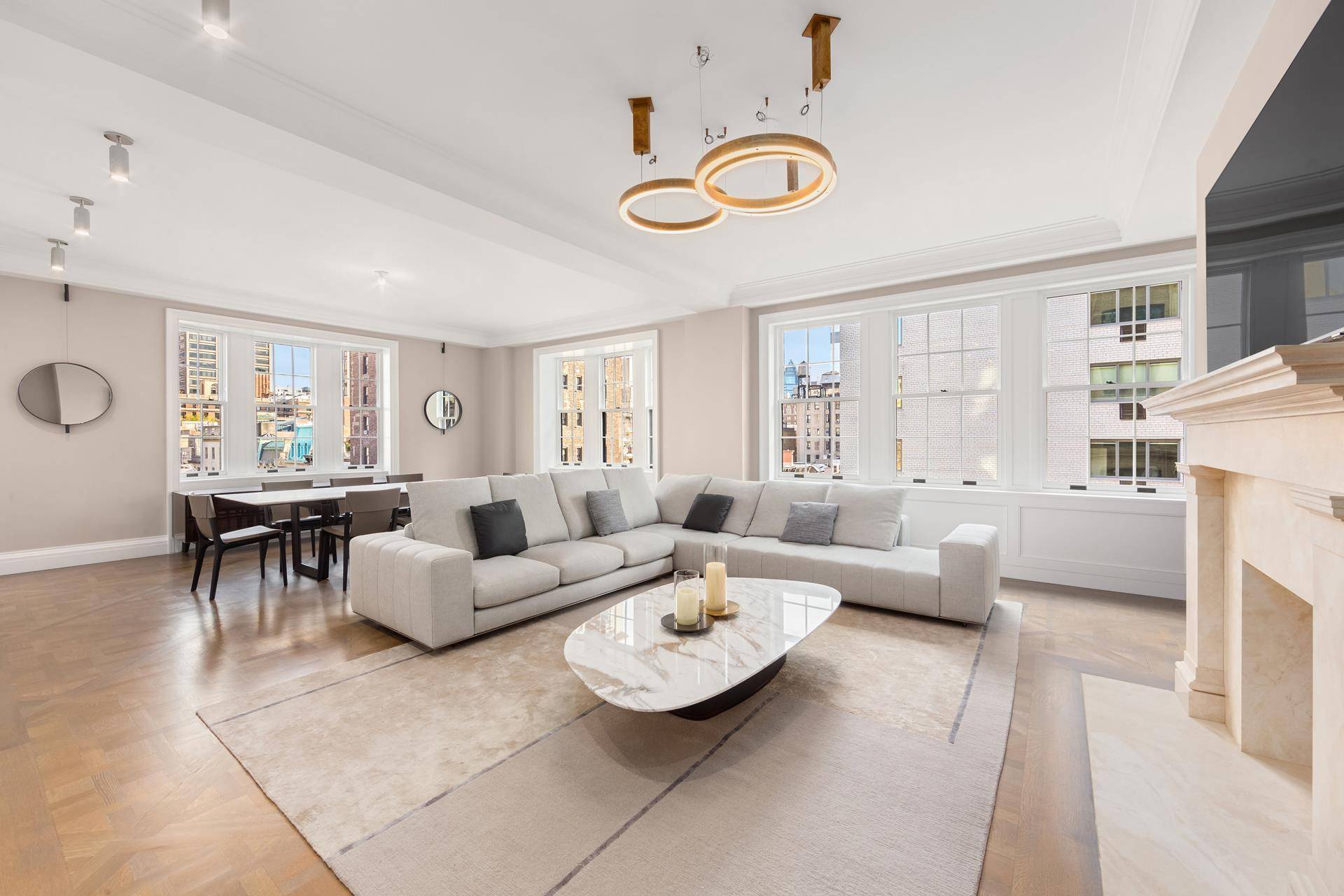 Beautiful, rarely available 2, 500 square foot three bedroom three and a half bathroom home with southern, western, and eastern exposures in The Marquand, located perfectly on East 68th Street ...