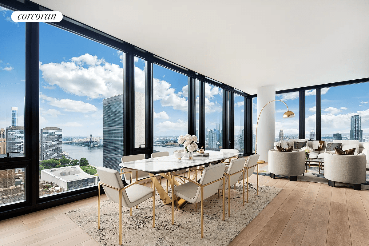 Welcome to Residence 32K at 695 First Avenue, where luxury living meets breathtaking views in the heart of Manhattan.