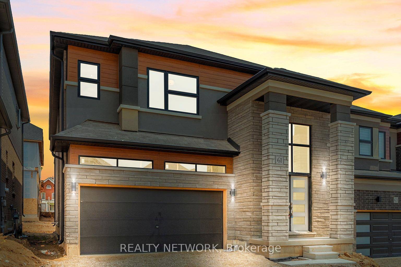 New luxury detached all brick home with 120K worth of upgrades, built by Liv Communities.