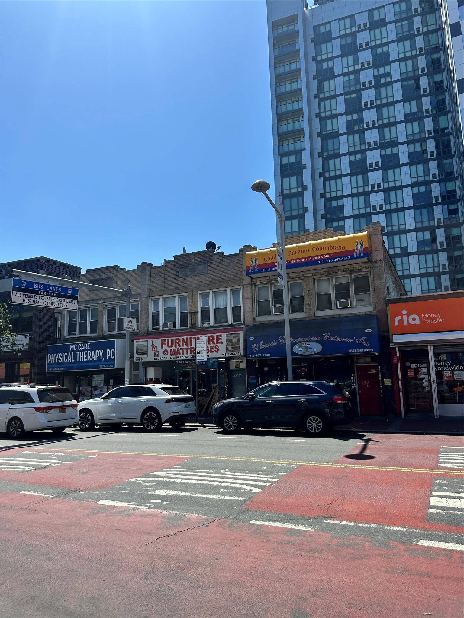 Two Story Commercial building is located on the busy Jamaica Avenue, Zoning is C6 3 DJ, FAR is 7.